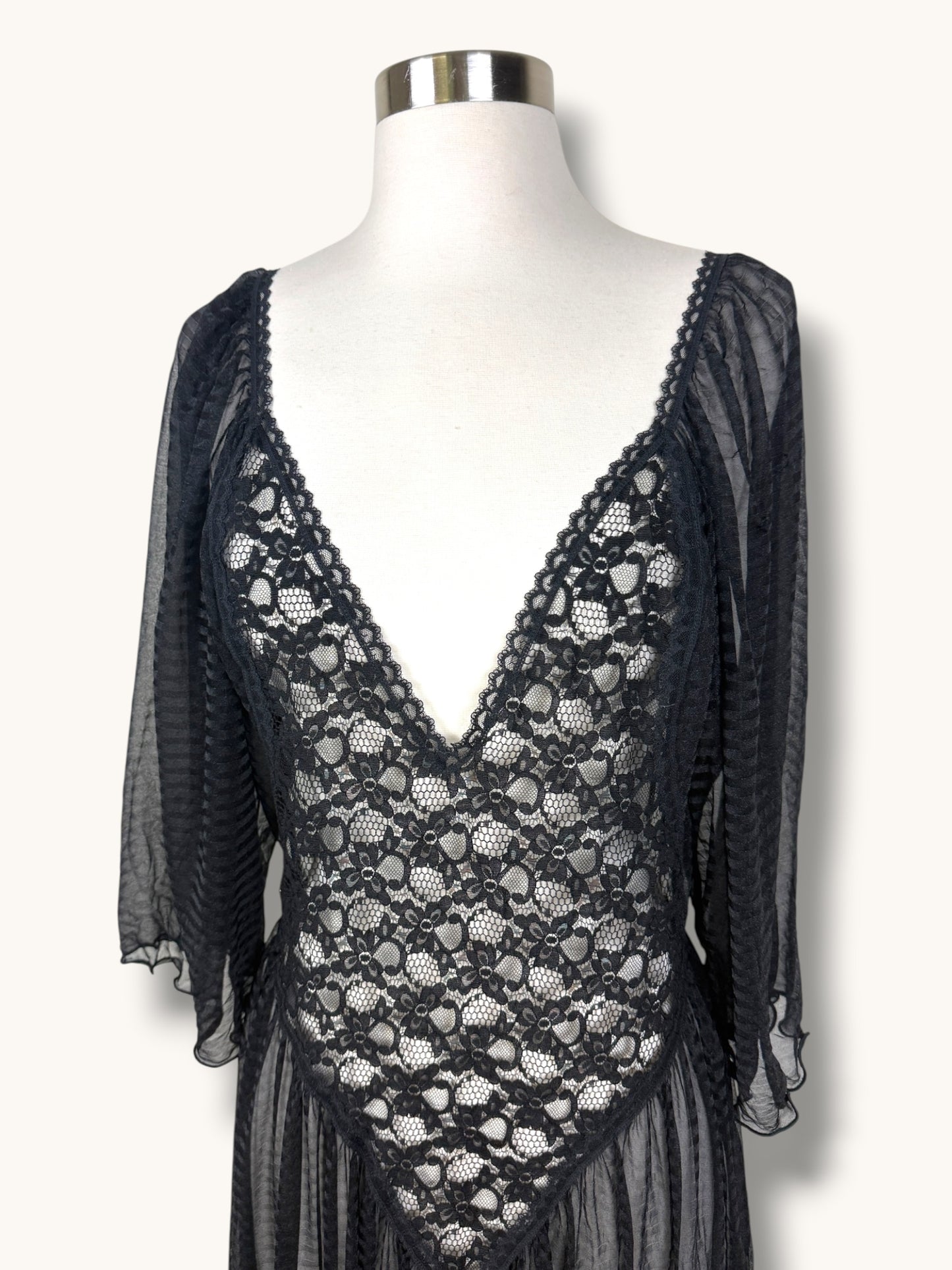Sheer Black Dress
