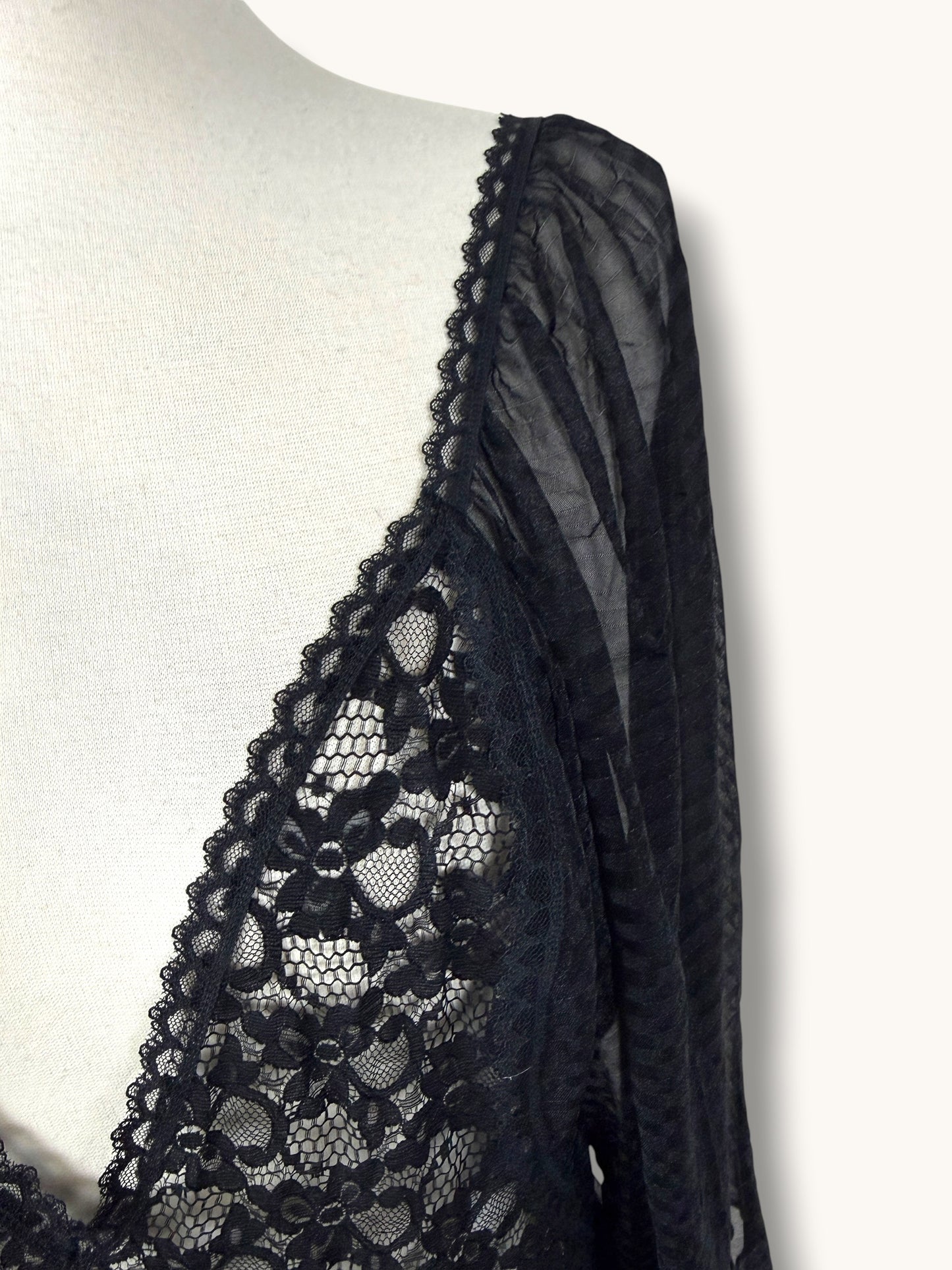 Sheer Black Dress