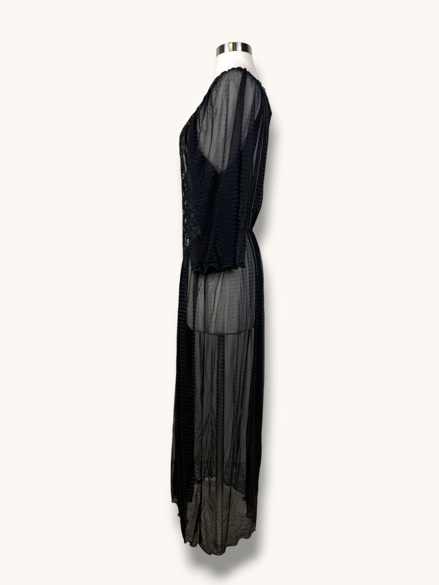 Sheer Black Dress