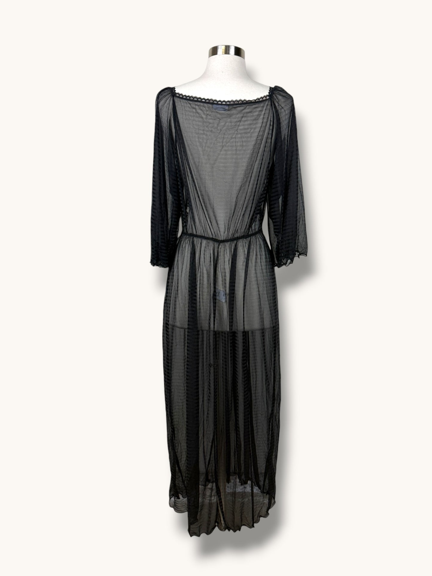 Sheer Black Dress