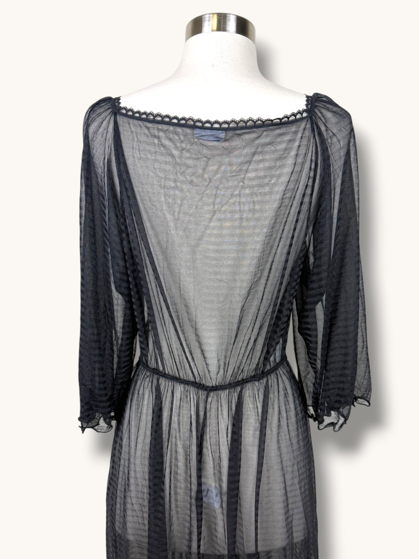 Sheer Black Dress