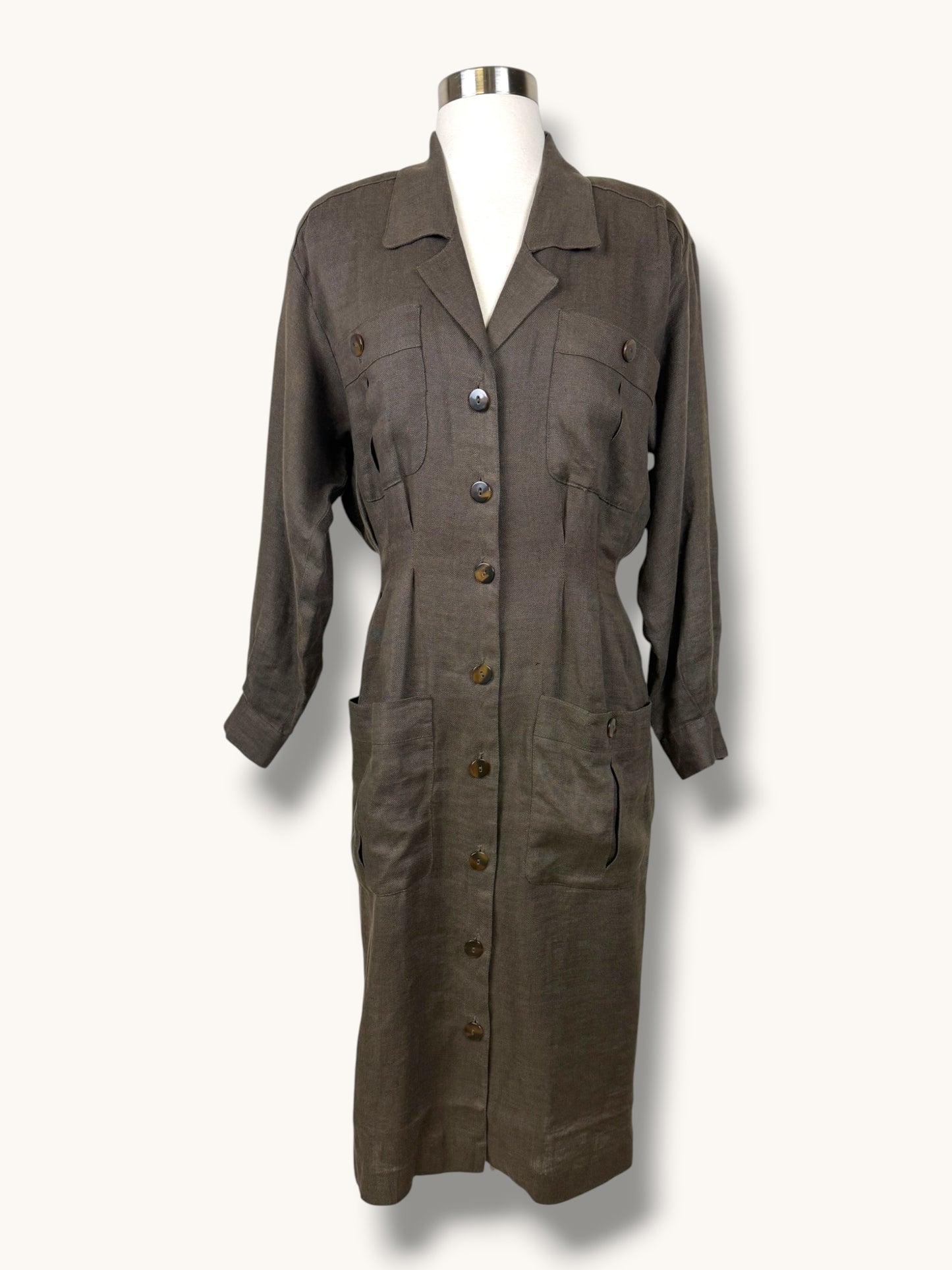 Safari Linen Dress