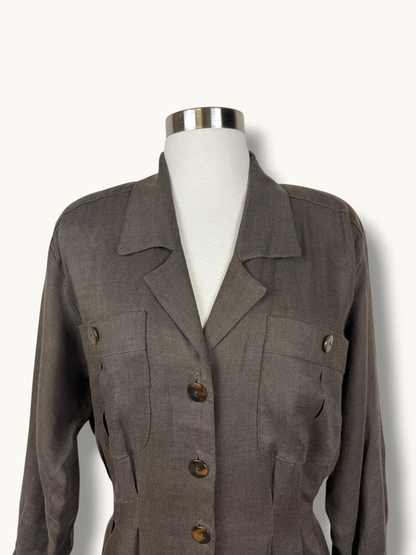 Safari Linen Dress