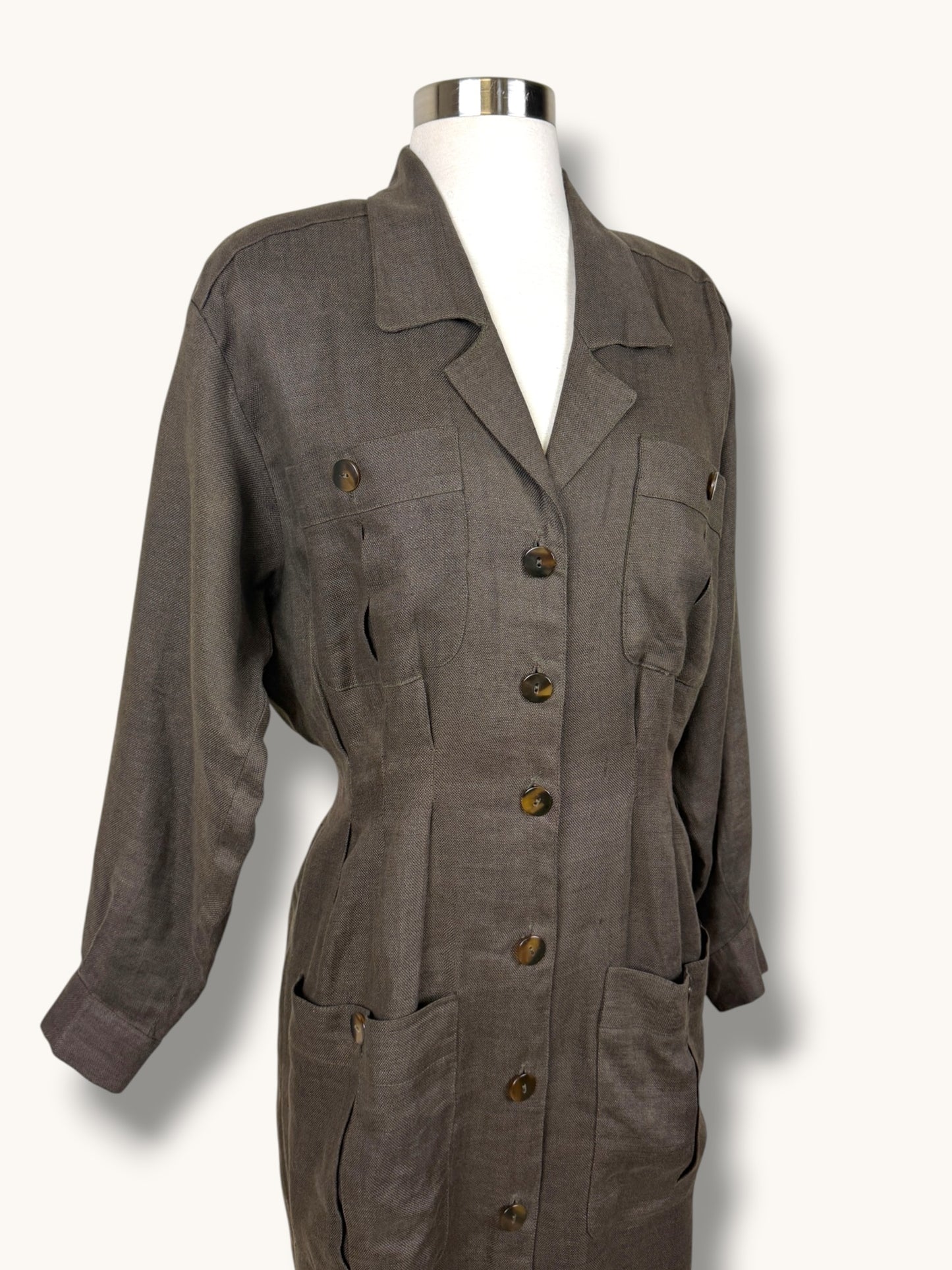Safari Linen Dress