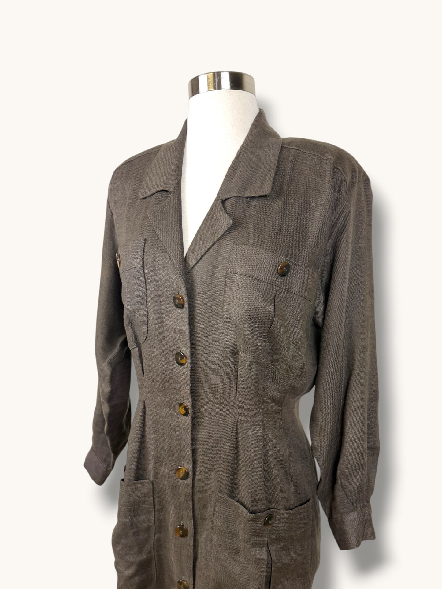 Safari Linen Dress