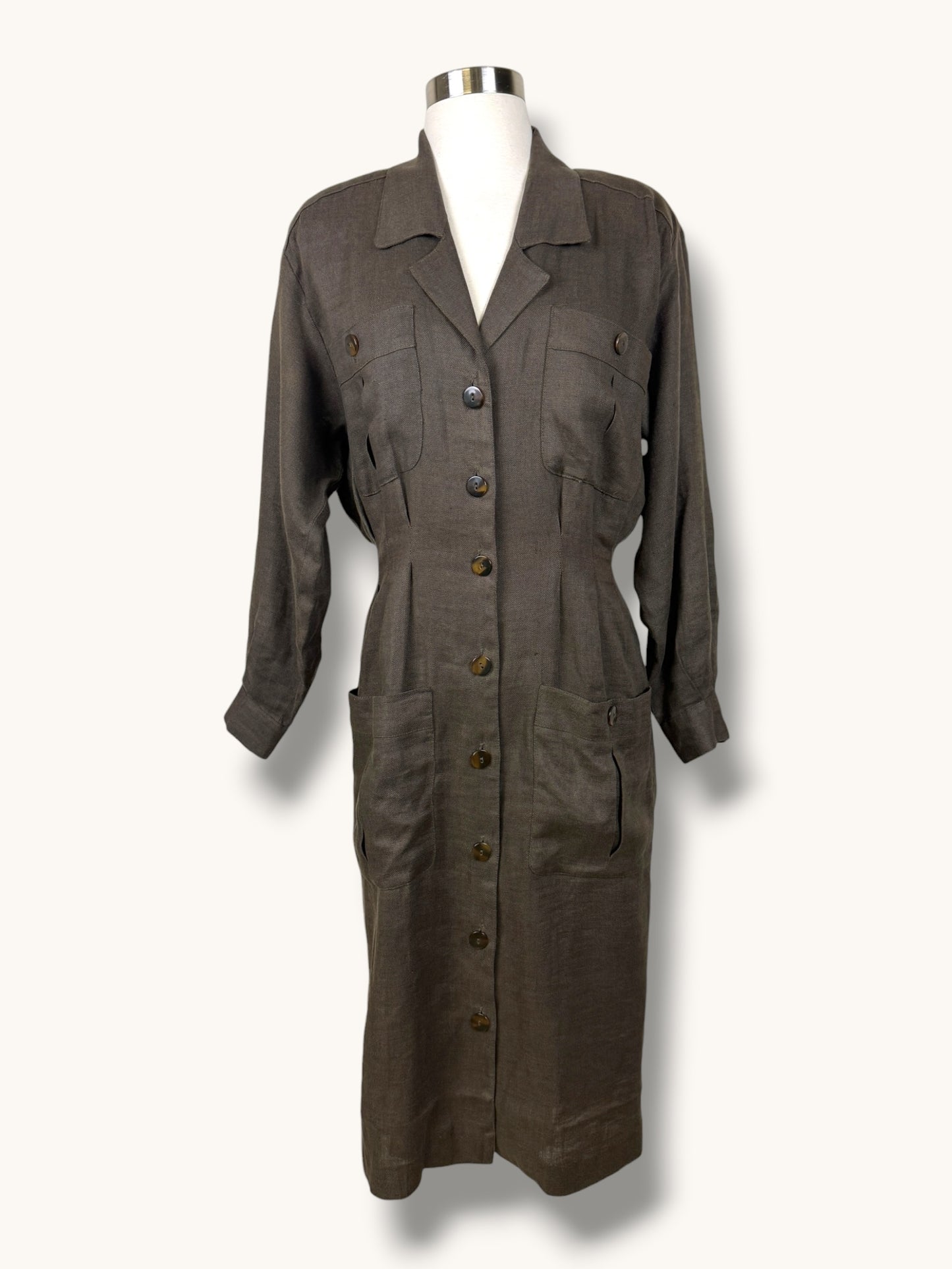 Safari Linen Dress