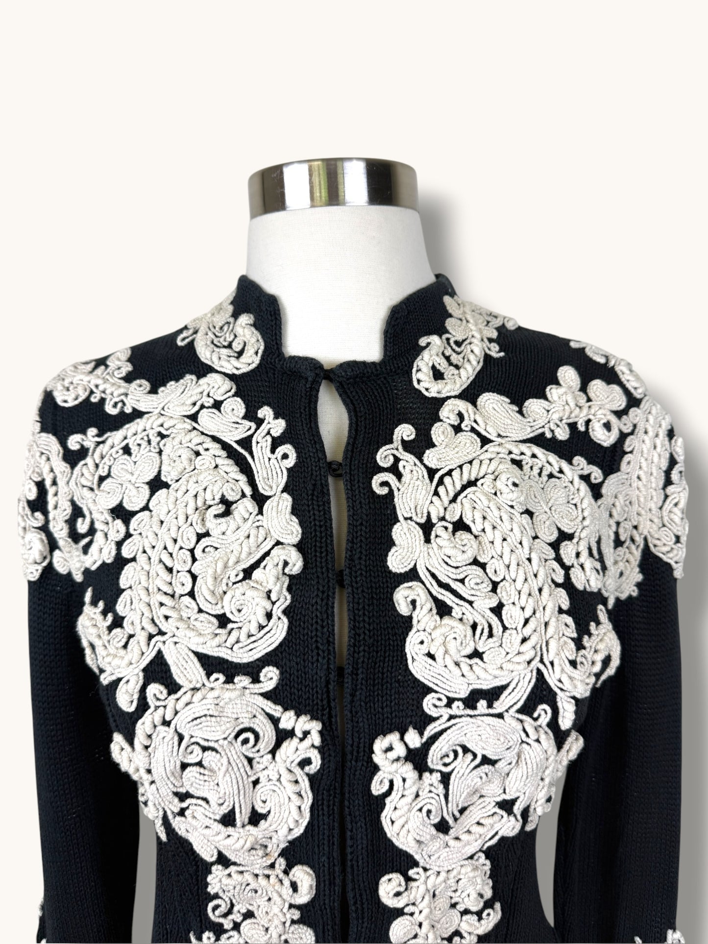 Lacroix Embroidered Cardigan