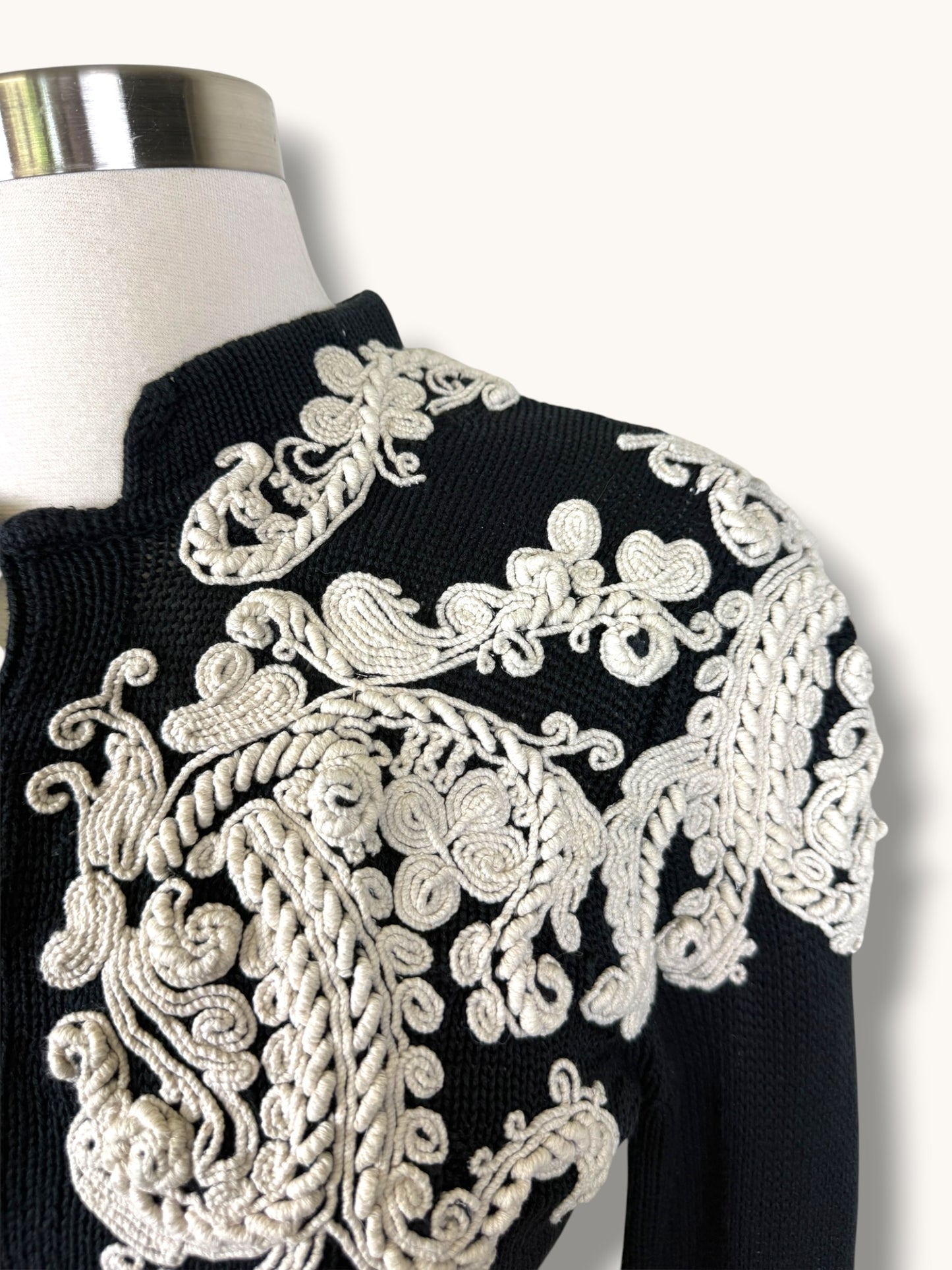 Lacroix Embroidered Cardigan