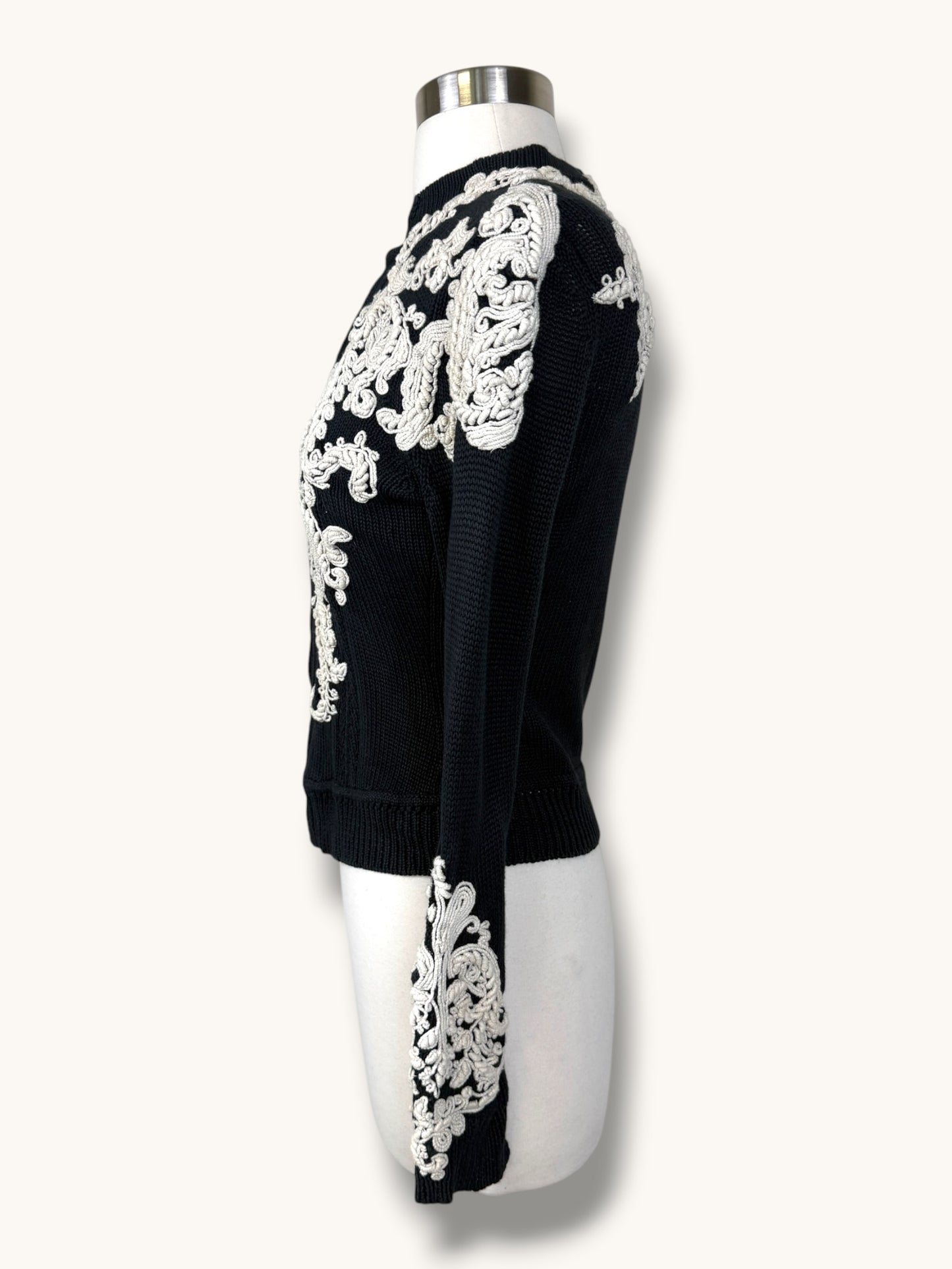 Lacroix Embroidered Cardigan