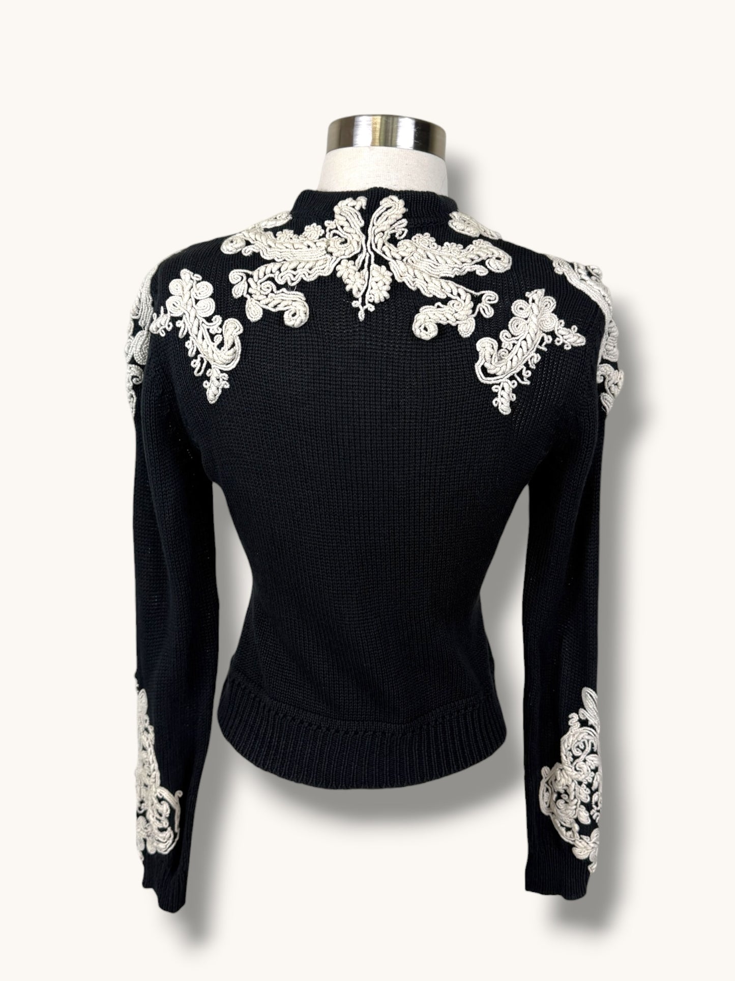Lacroix Embroidered Cardigan