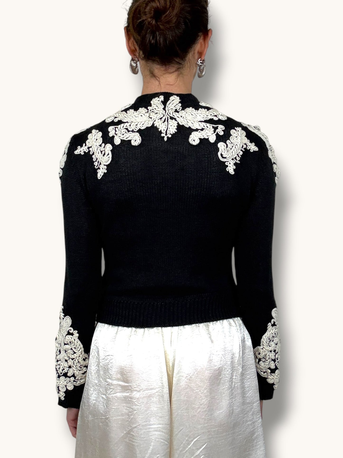 Lacroix Embroidered Cardigan