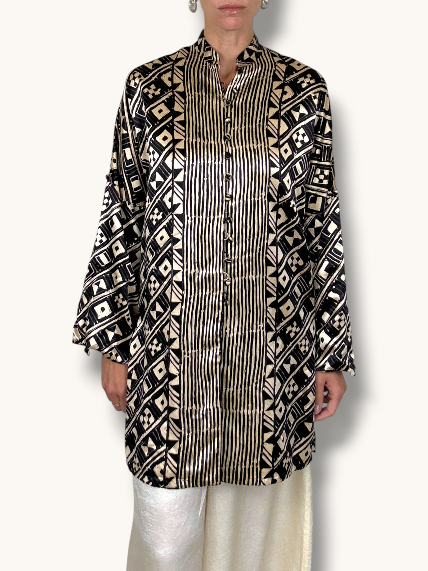 Silk Geometric Jacket