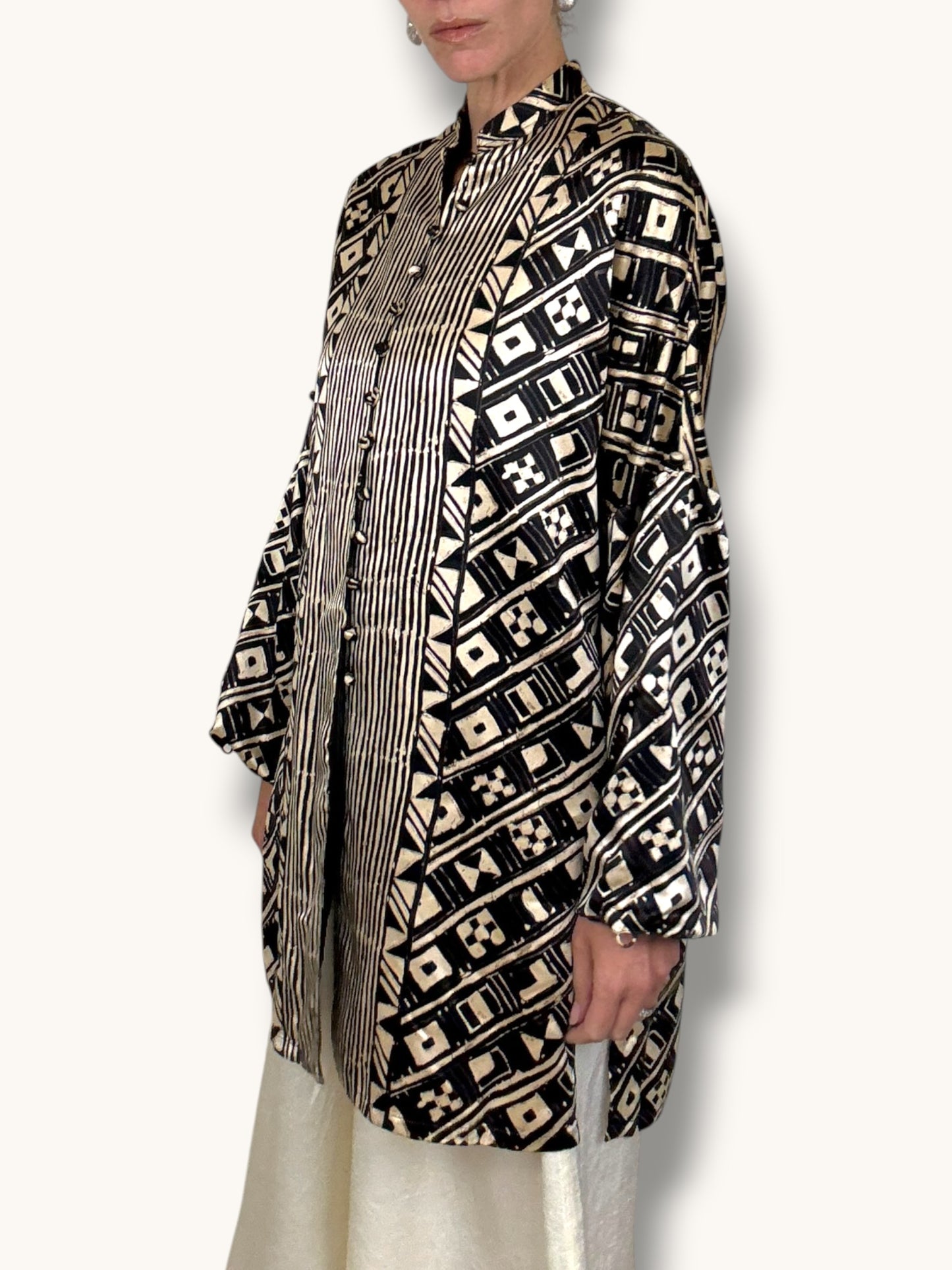 Silk Geometric Jacket