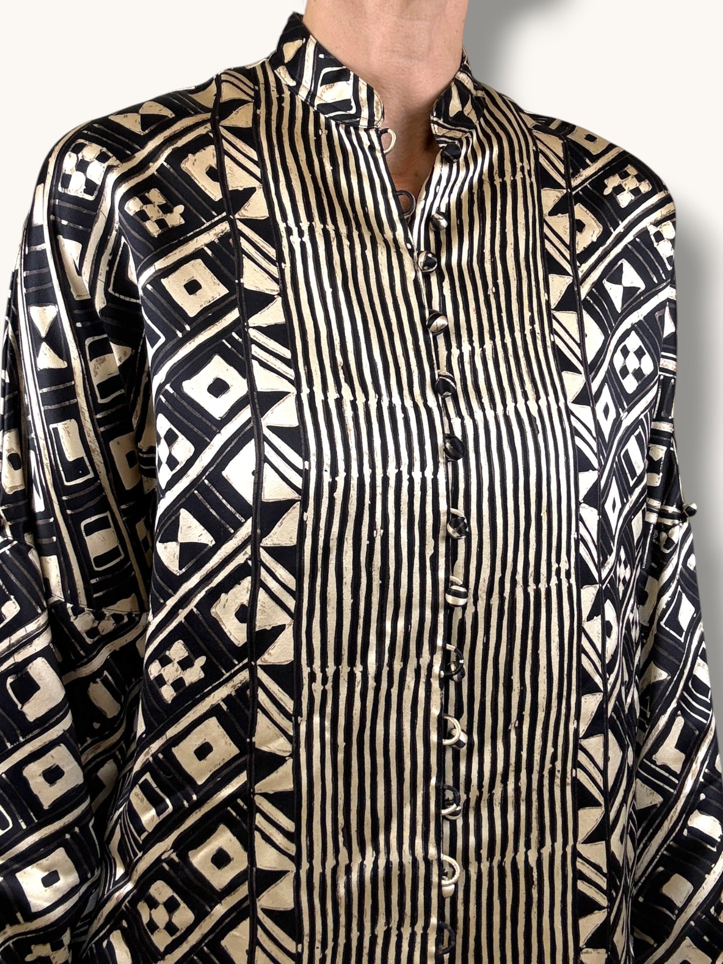 Silk Geometric Jacket