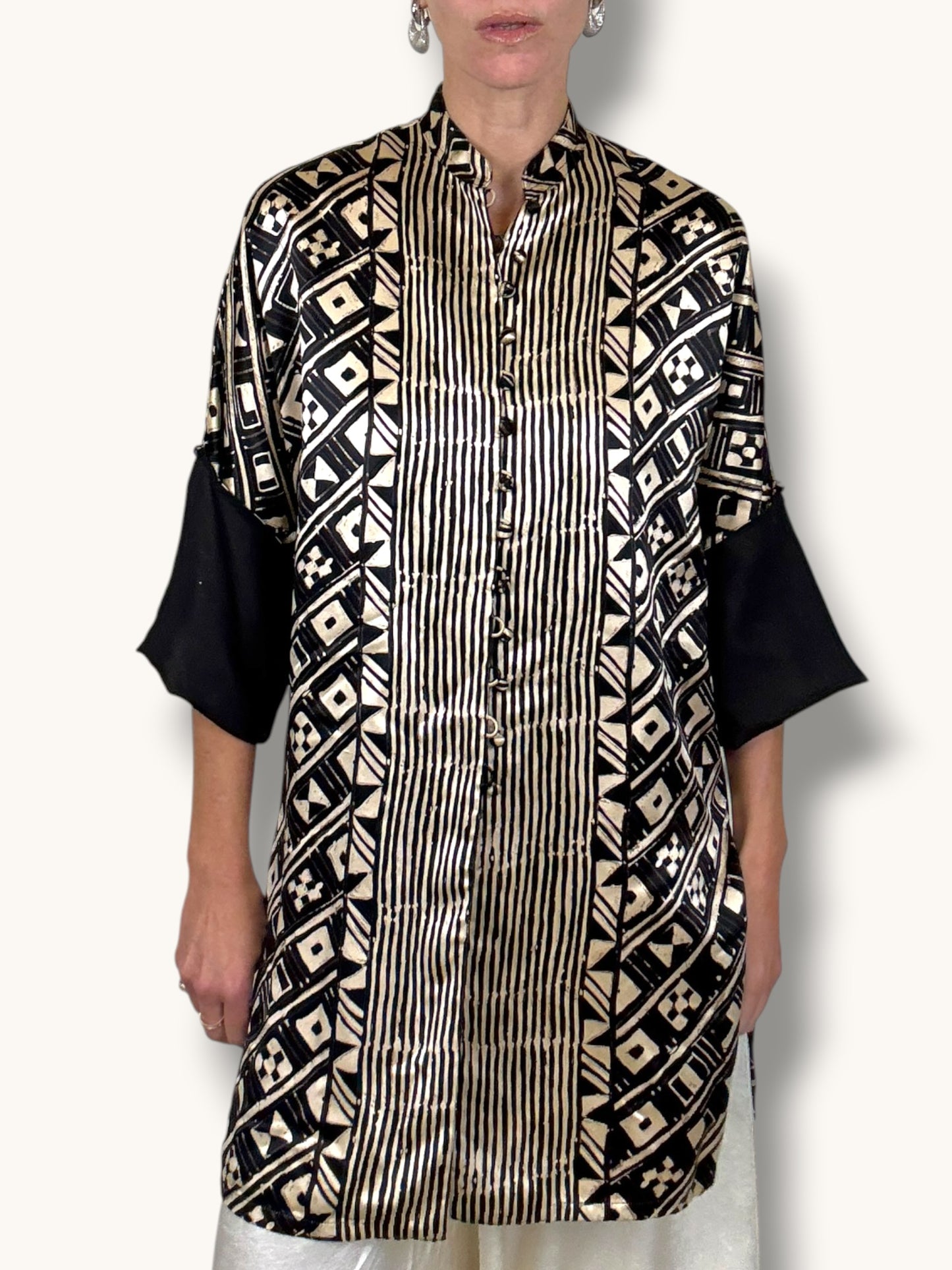 Silk Geometric Jacket