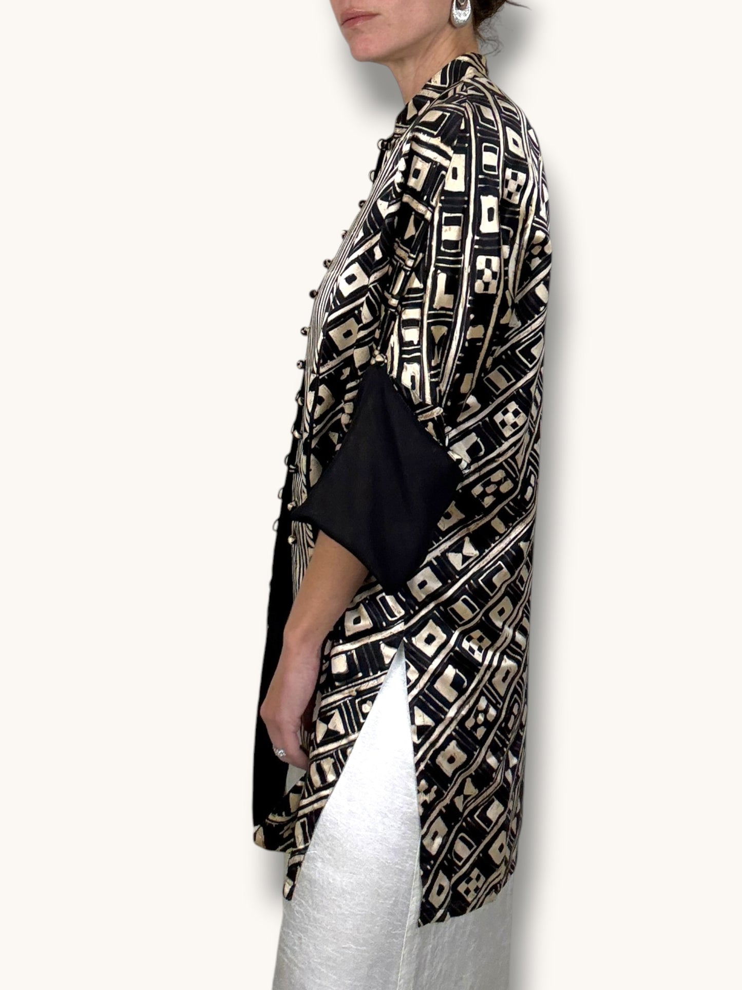 Silk Geometric Jacket