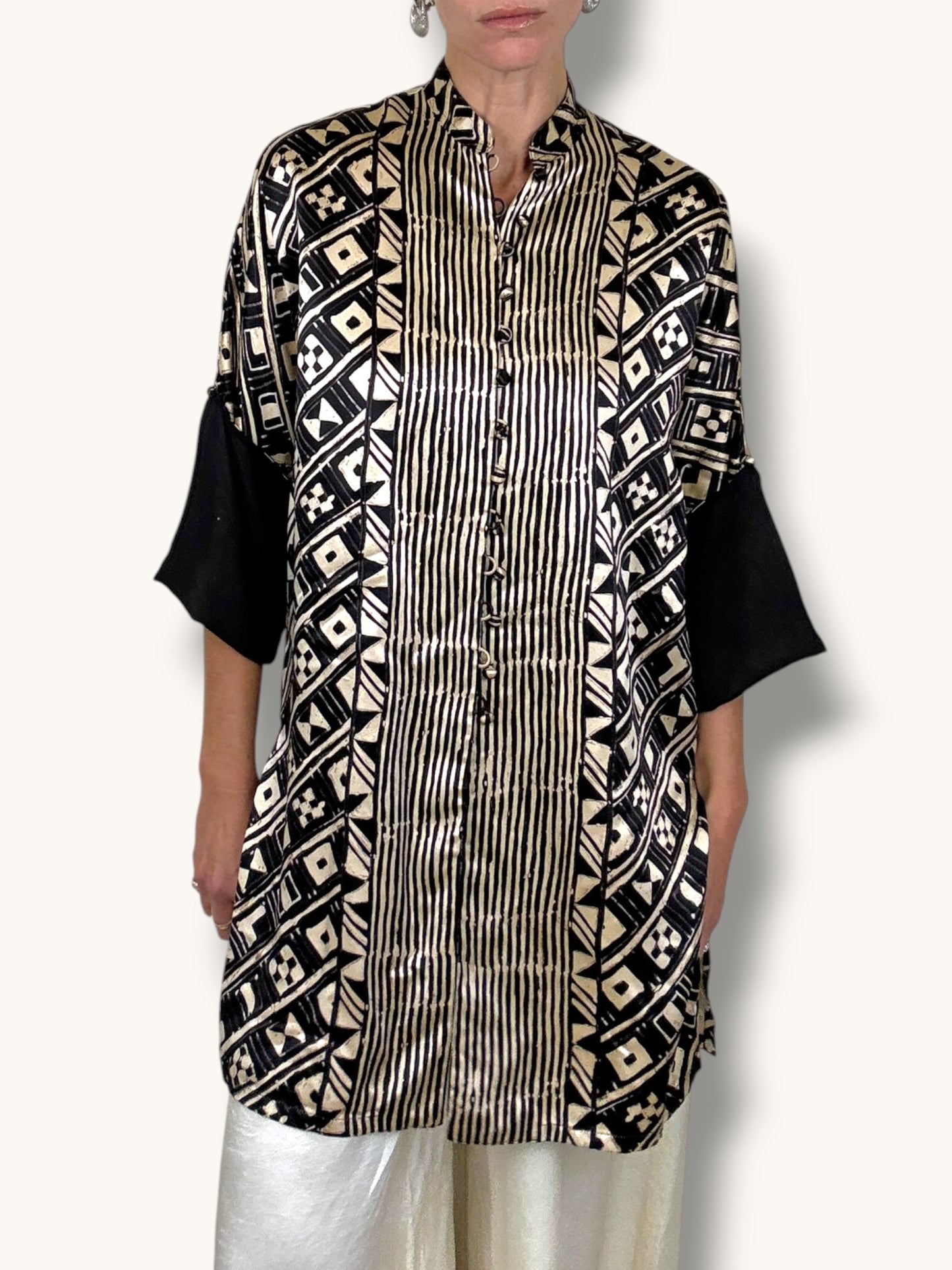 Silk Geometric Jacket