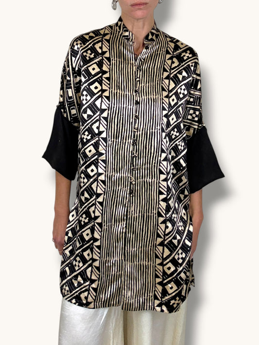 Silk Geometric Jacket