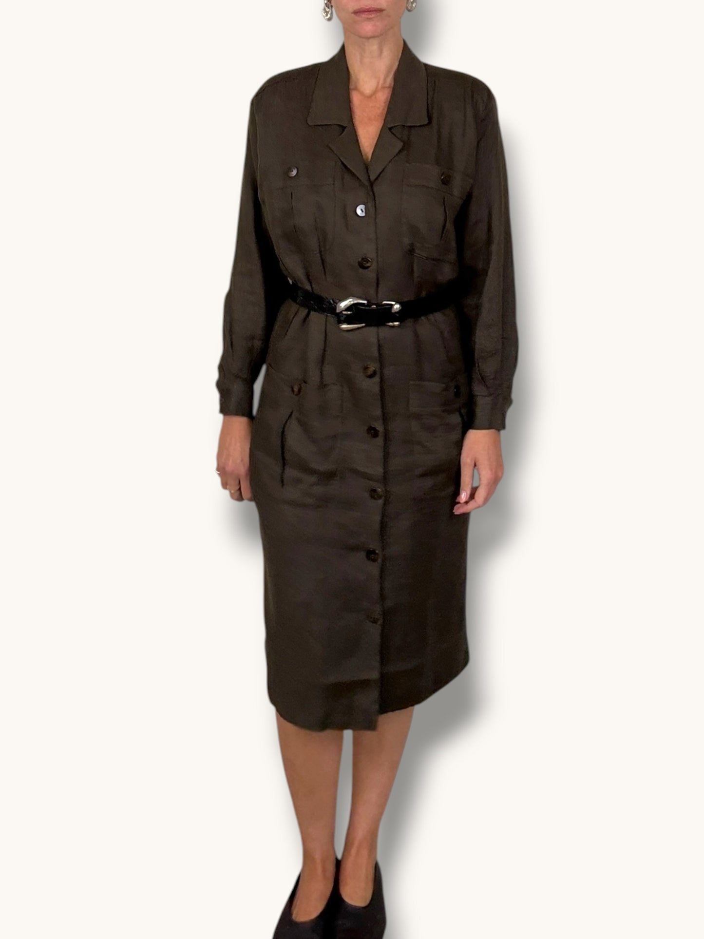 Safari Linen Dress
