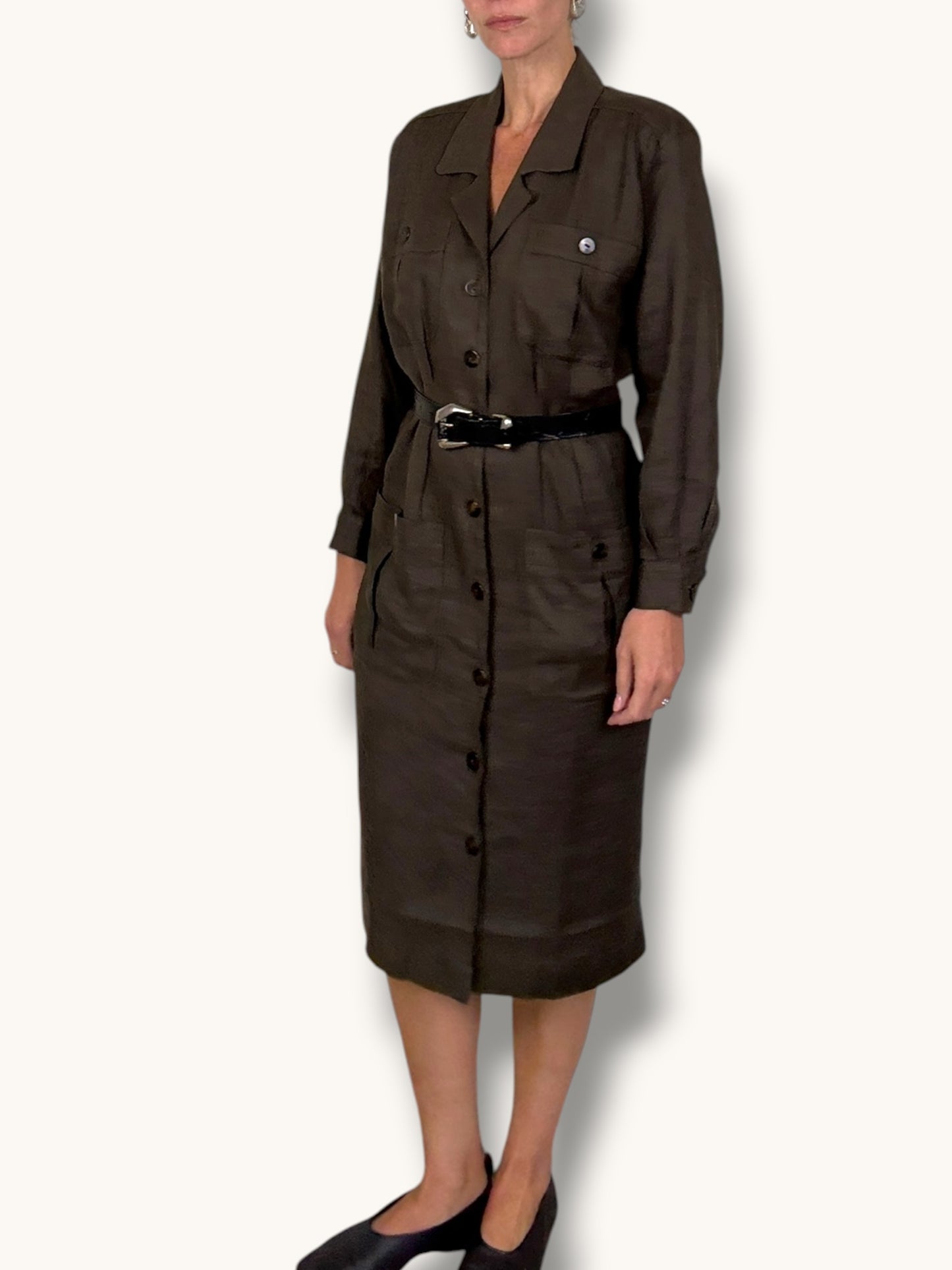 Safari Linen Dress