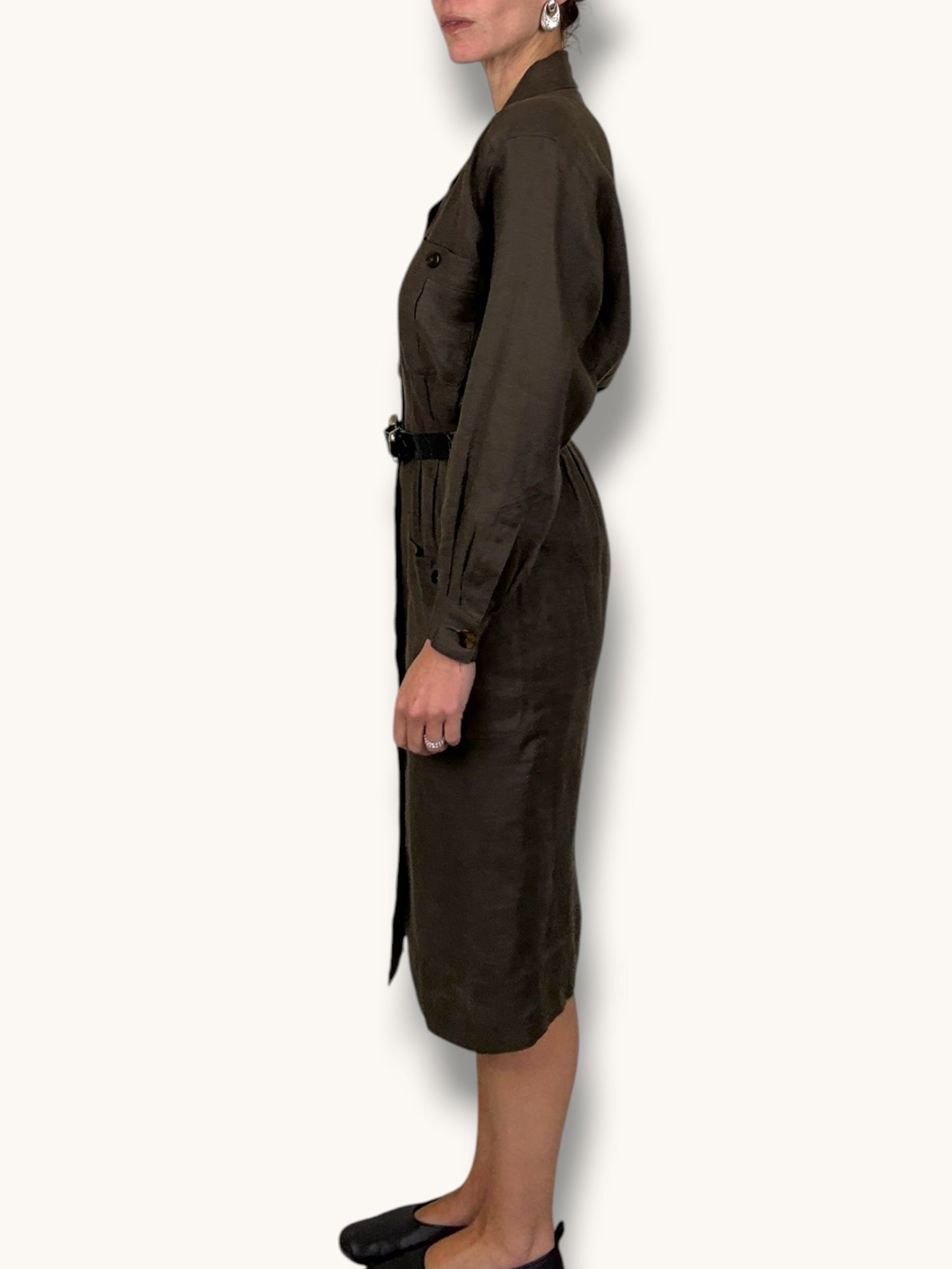 Safari Linen Dress