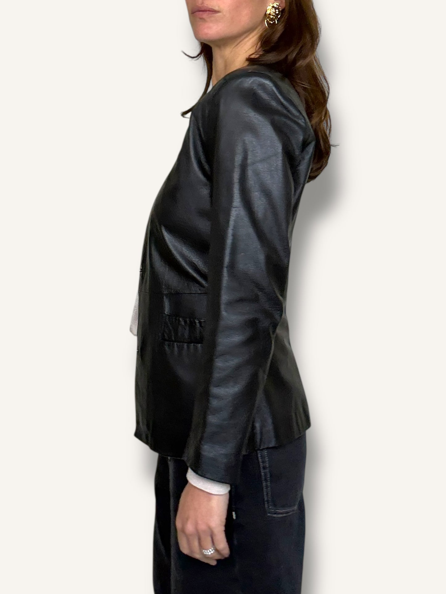 Leather Blazer