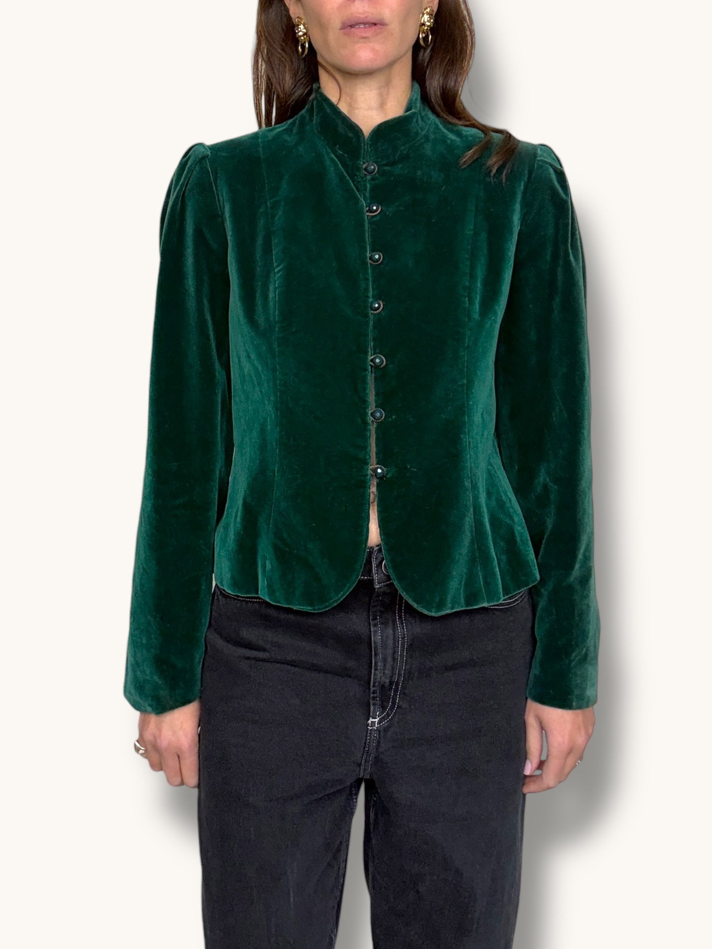 Emerald Velvet Jacket