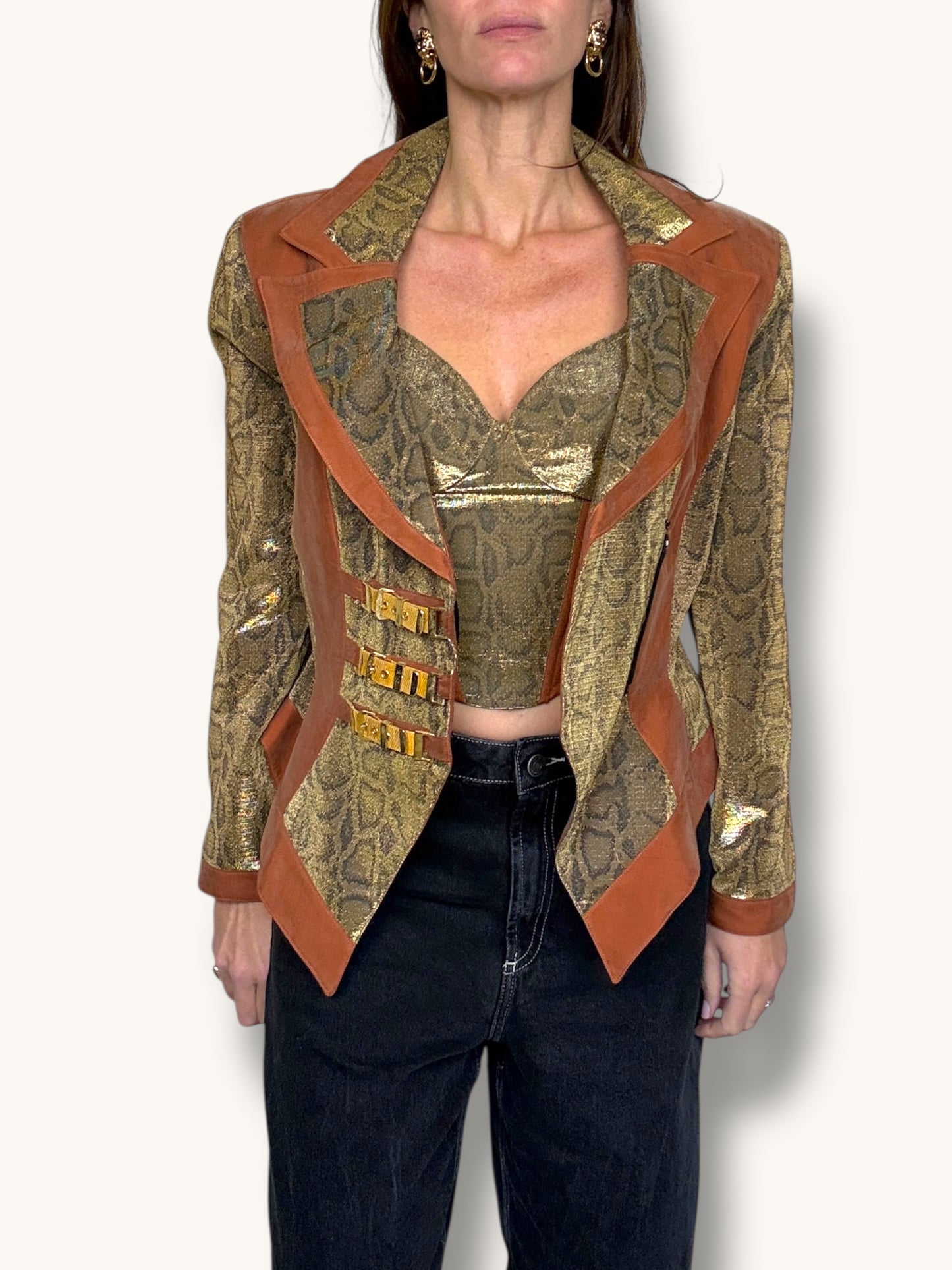 Two Piece Bustier & Blazer