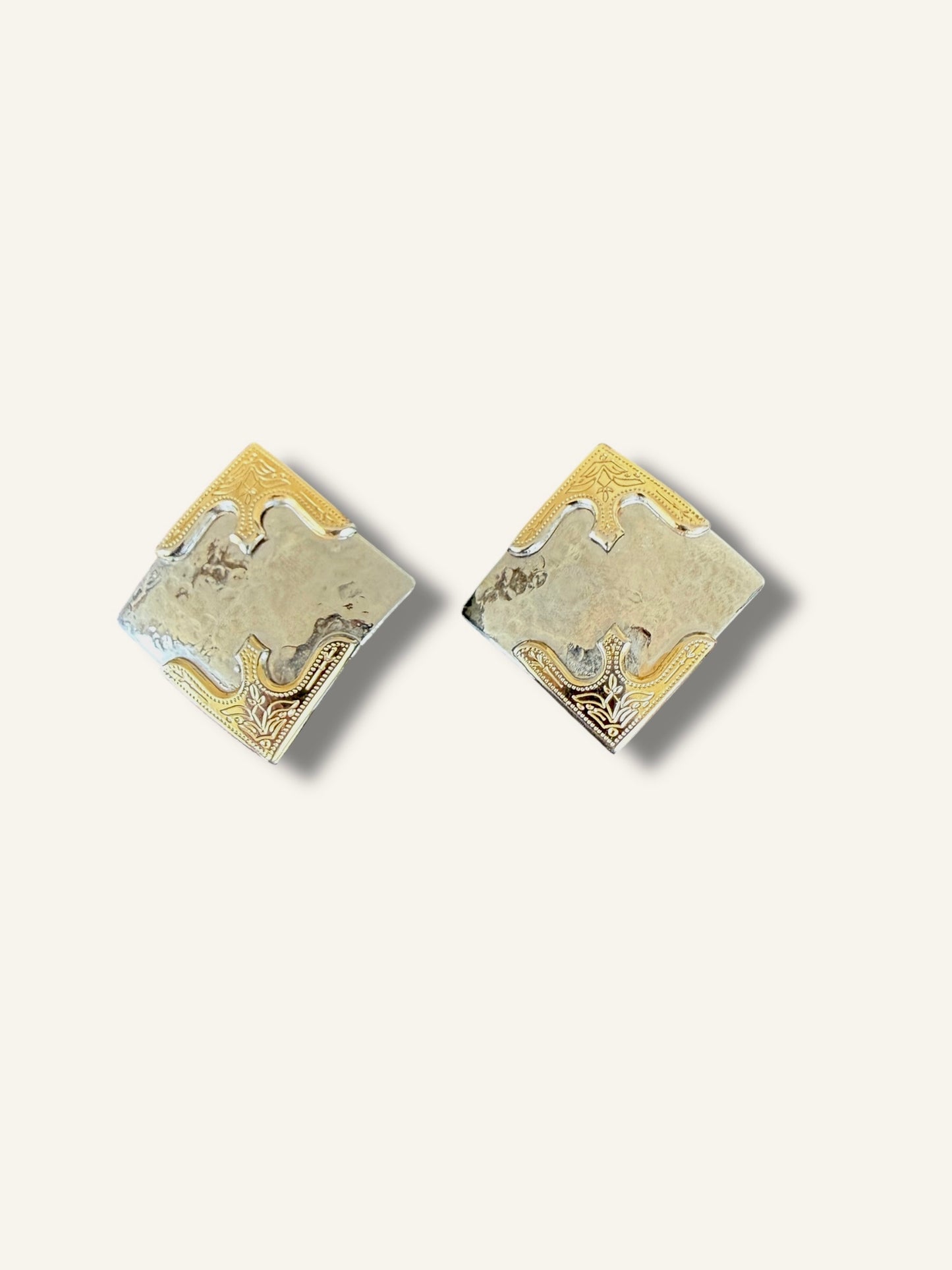 Mixed Metal Earrings