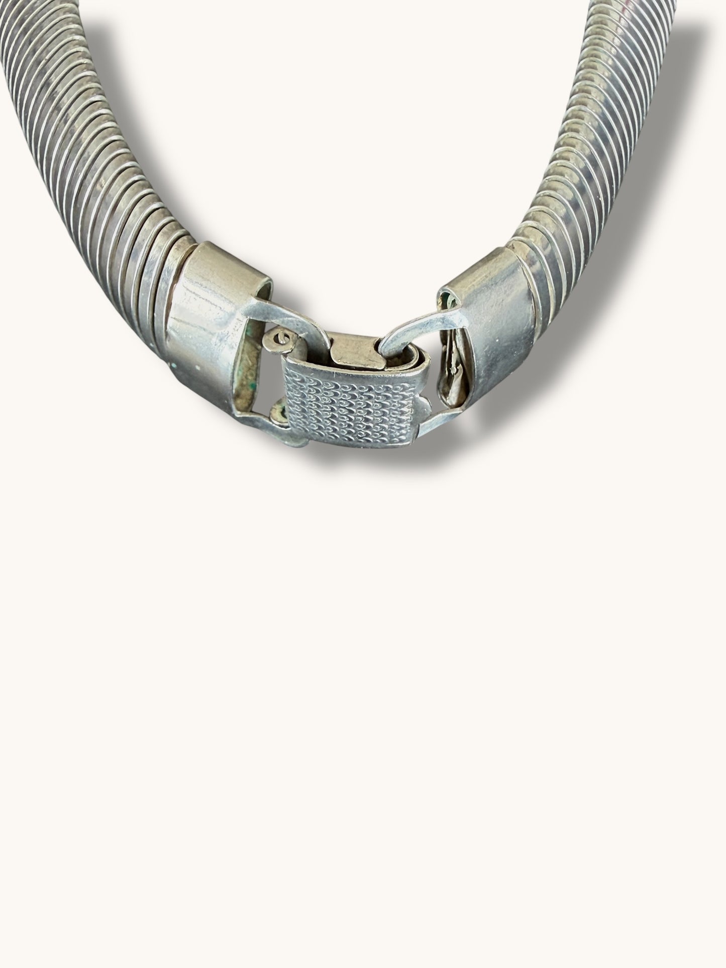 Silver Omega Necklace