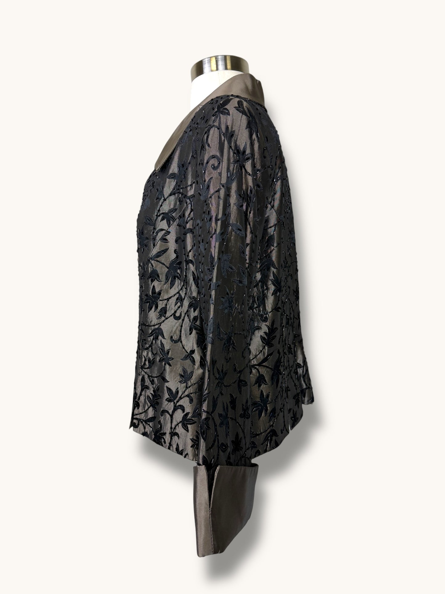 Satin Embroidered Jacket