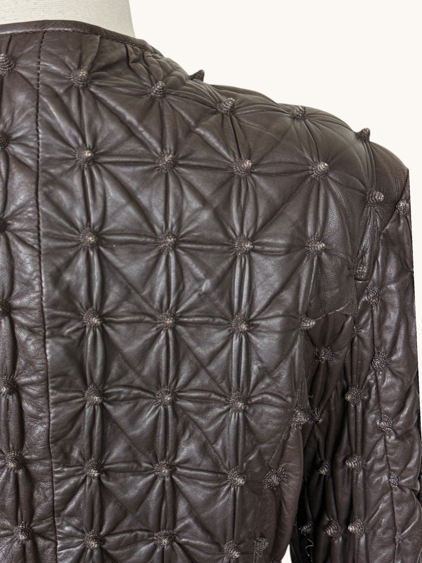 Textured Leather Jacket