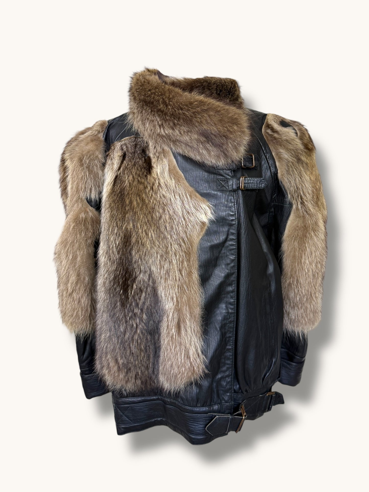 Leather and Fox Jacket