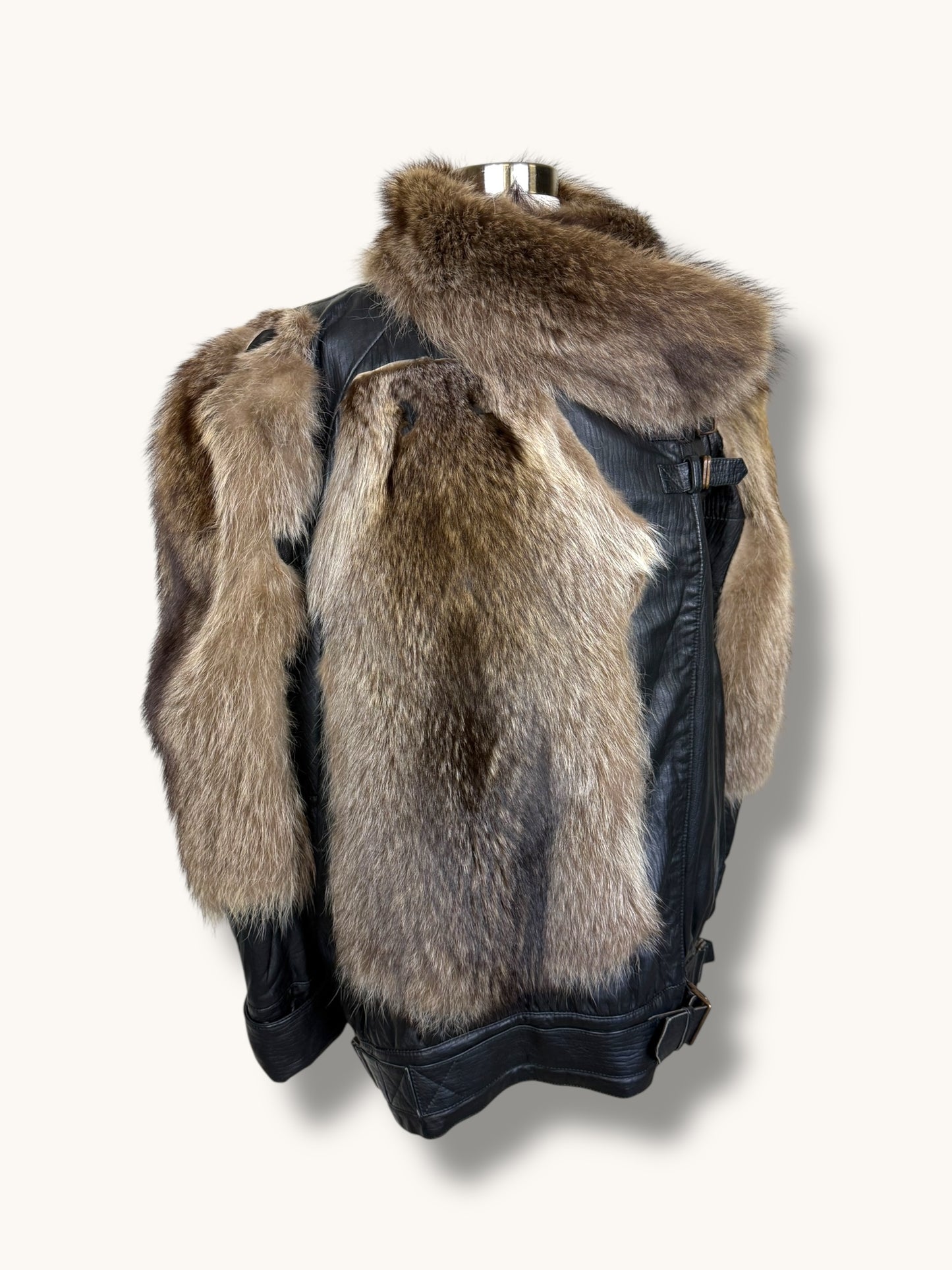 Leather and Fox Jacket