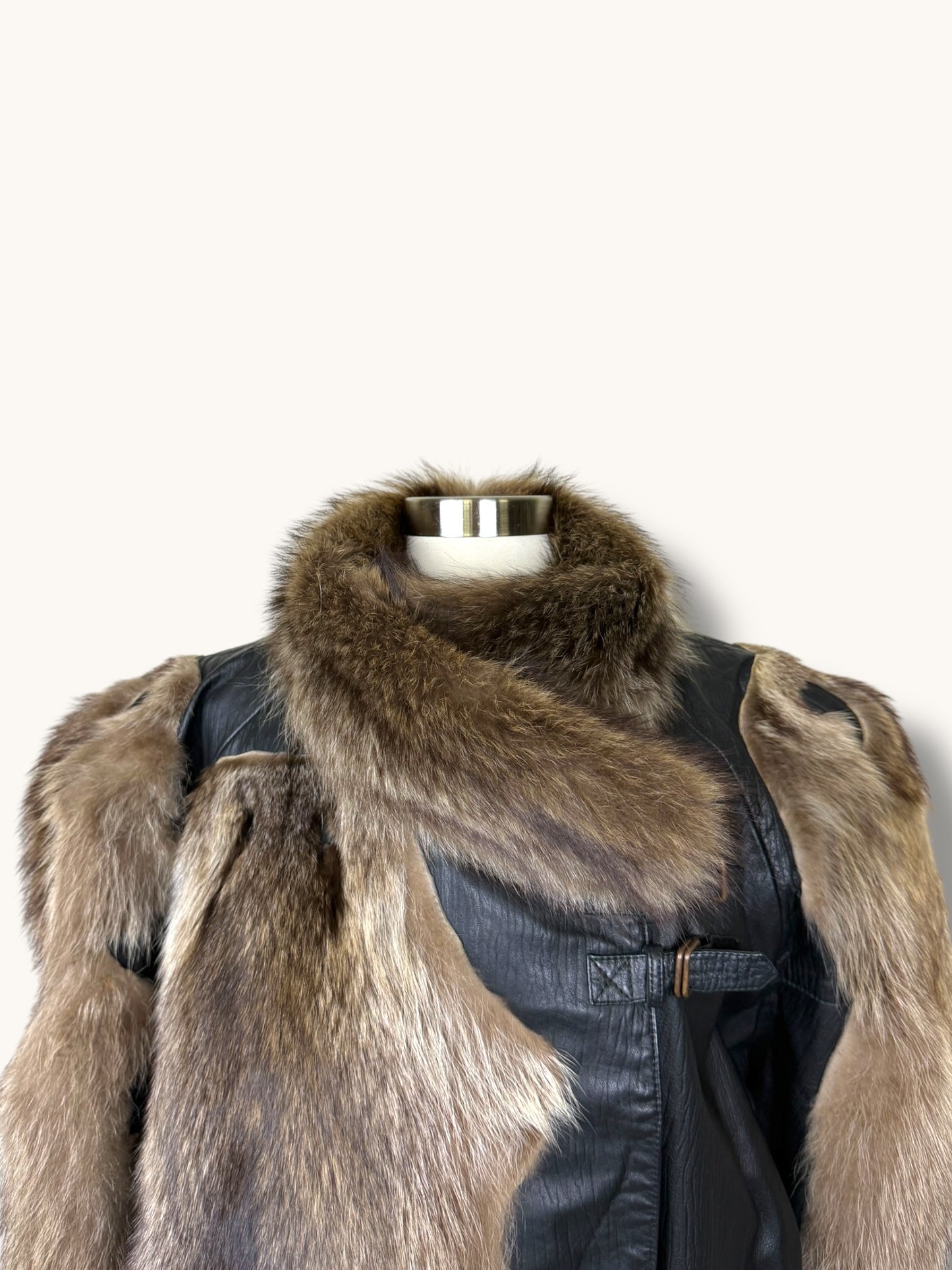 Leather and Fox Jacket