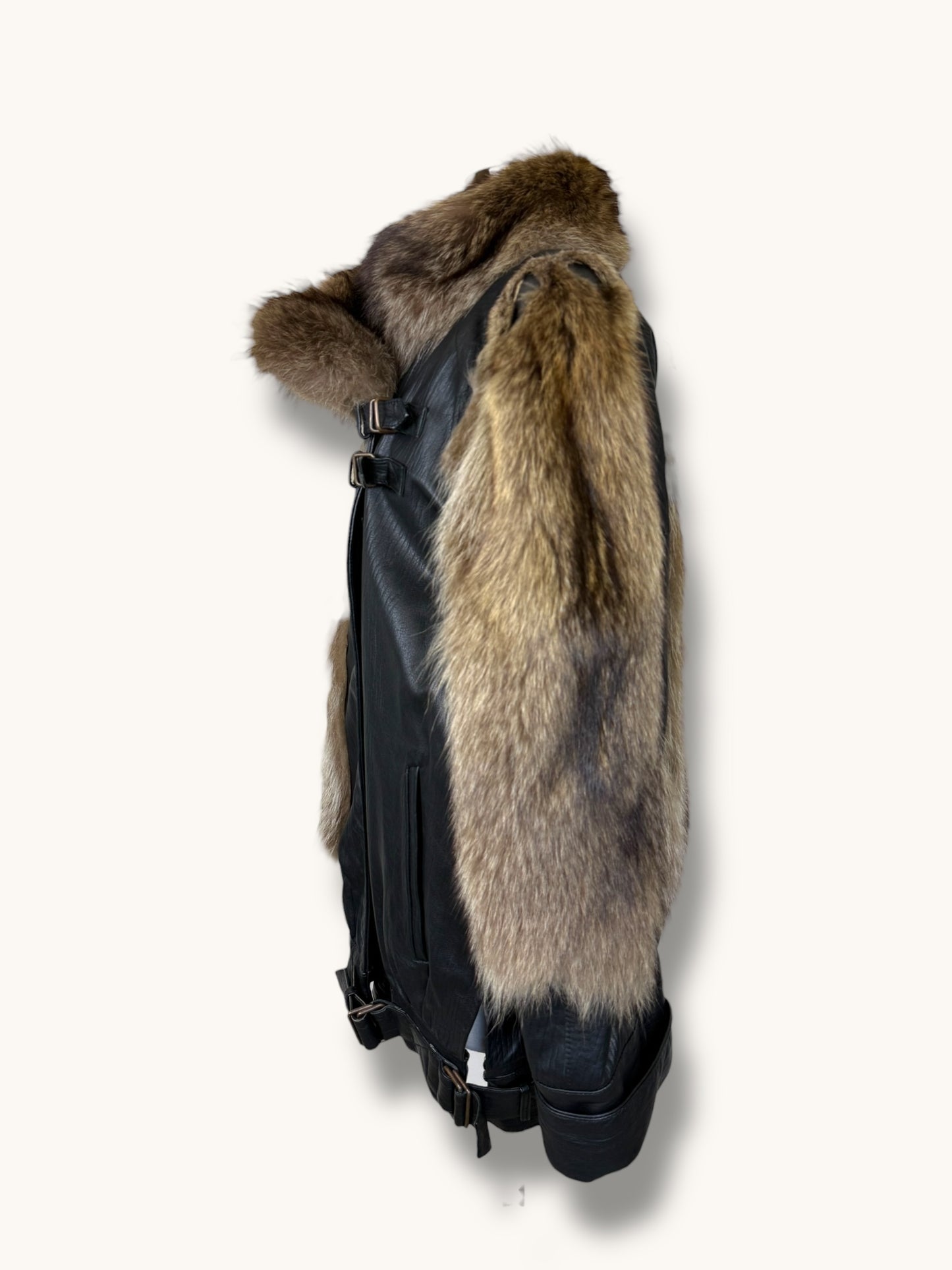 Leather and Fox Jacket