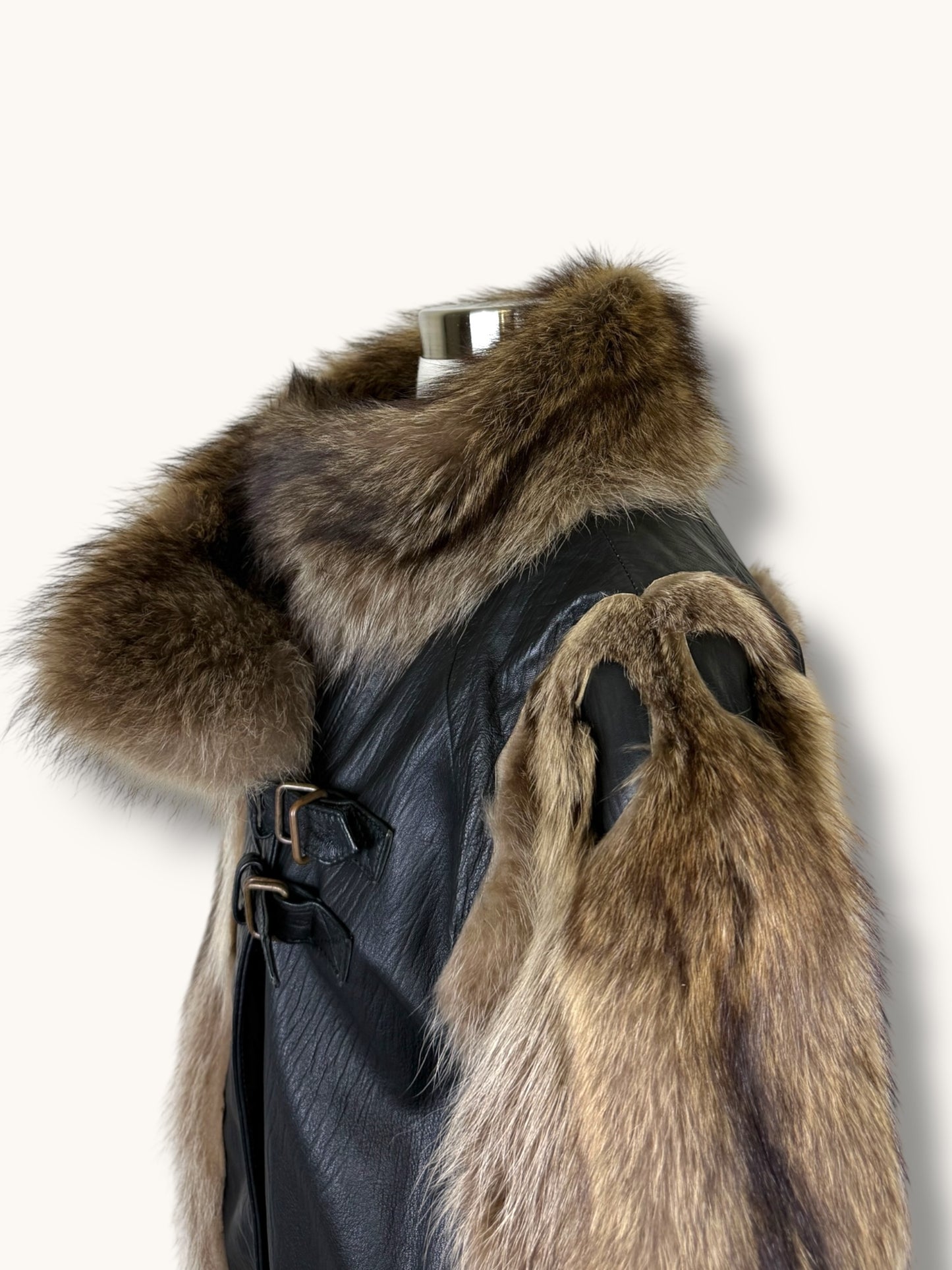 Leather and Fox Jacket