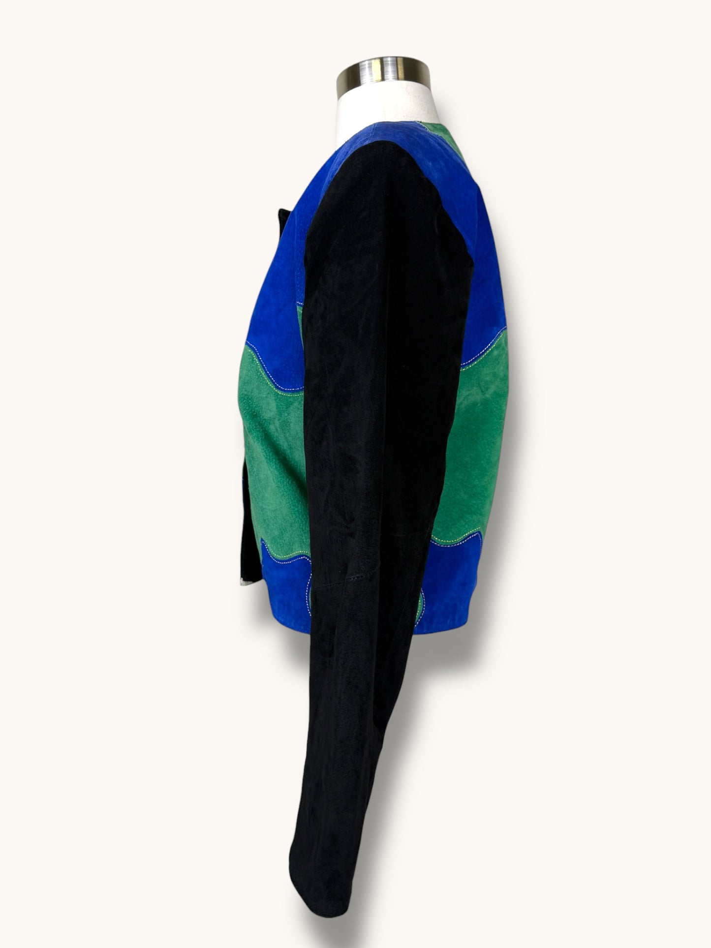 Suede Patchwork Jacket