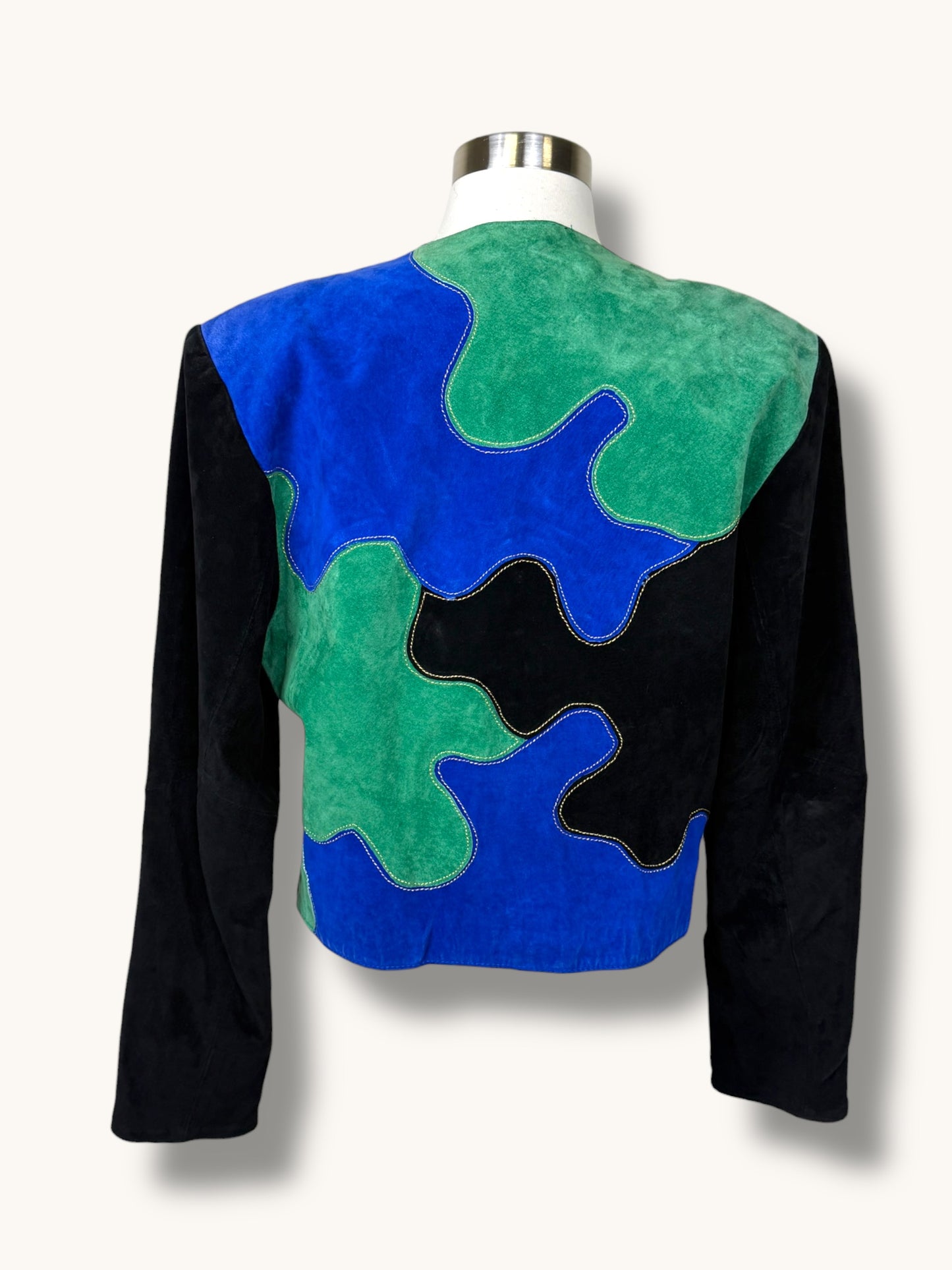 Suede Patchwork Jacket