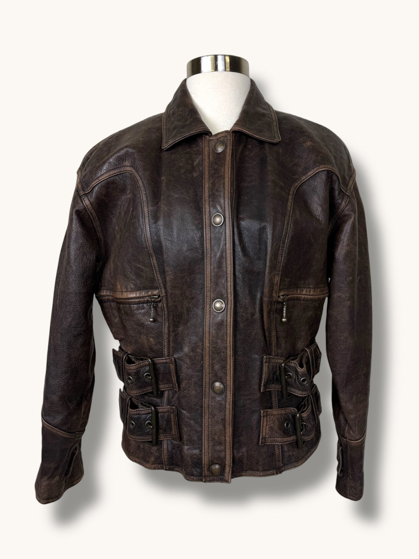 Leather Brown Jacket