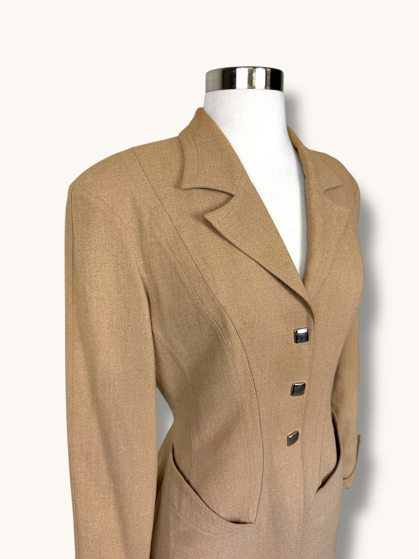 Mugler Camel Blazer