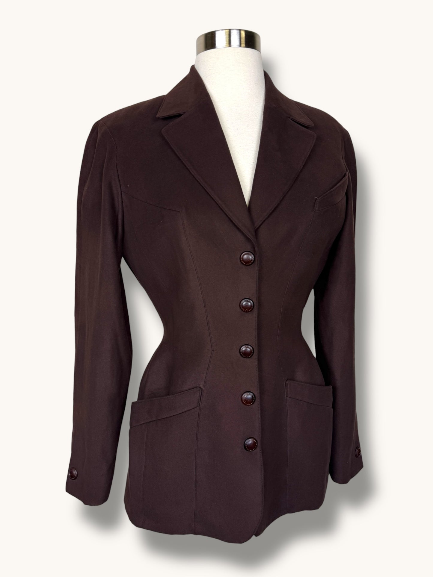 Mugler Chocolate Blazer