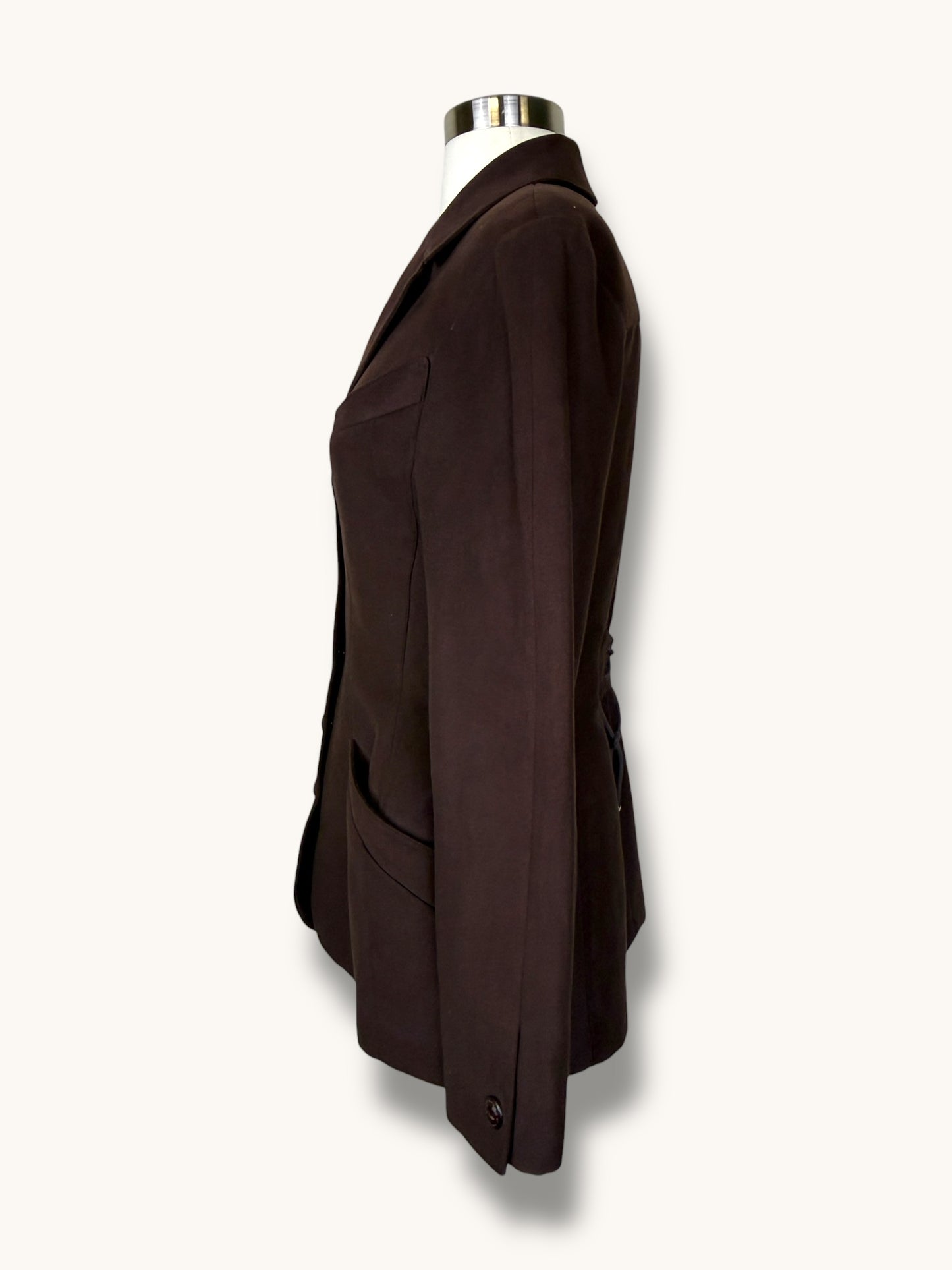 Mugler Chocolate Blazer