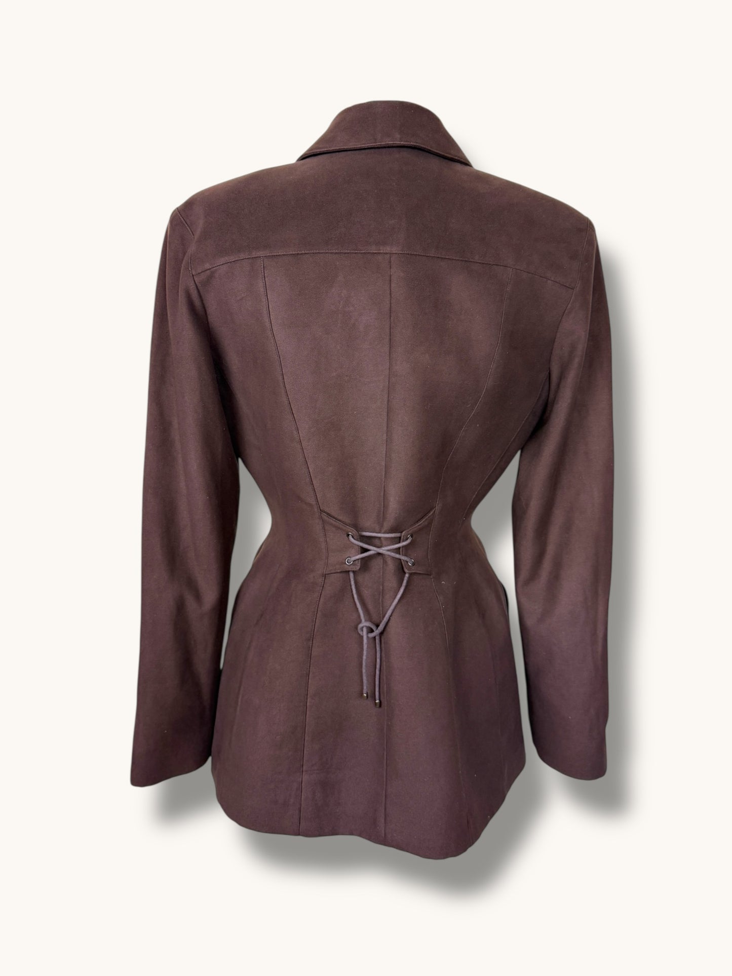 Mugler Chocolate Blazer