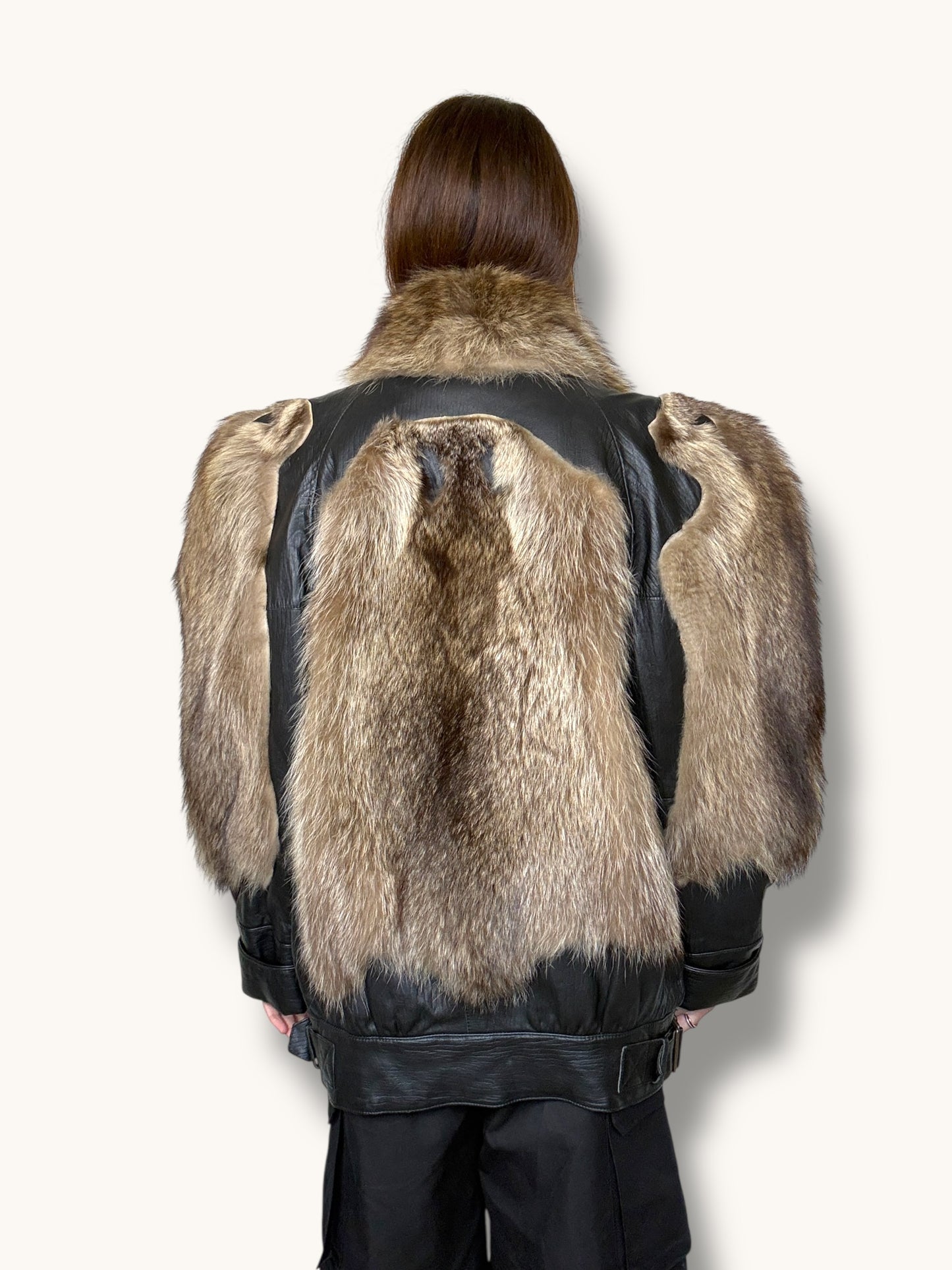 Leather and Fox Jacket