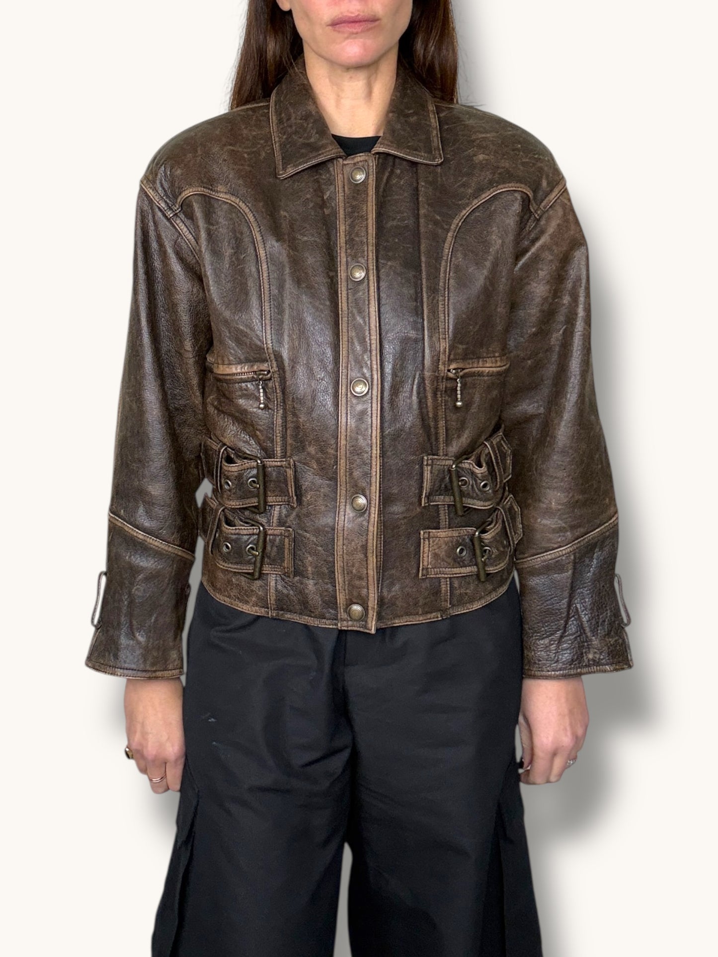 Leather Brown Jacket