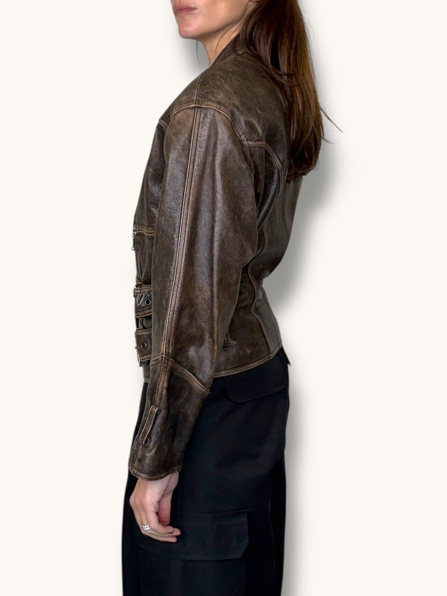 Leather Brown Jacket
