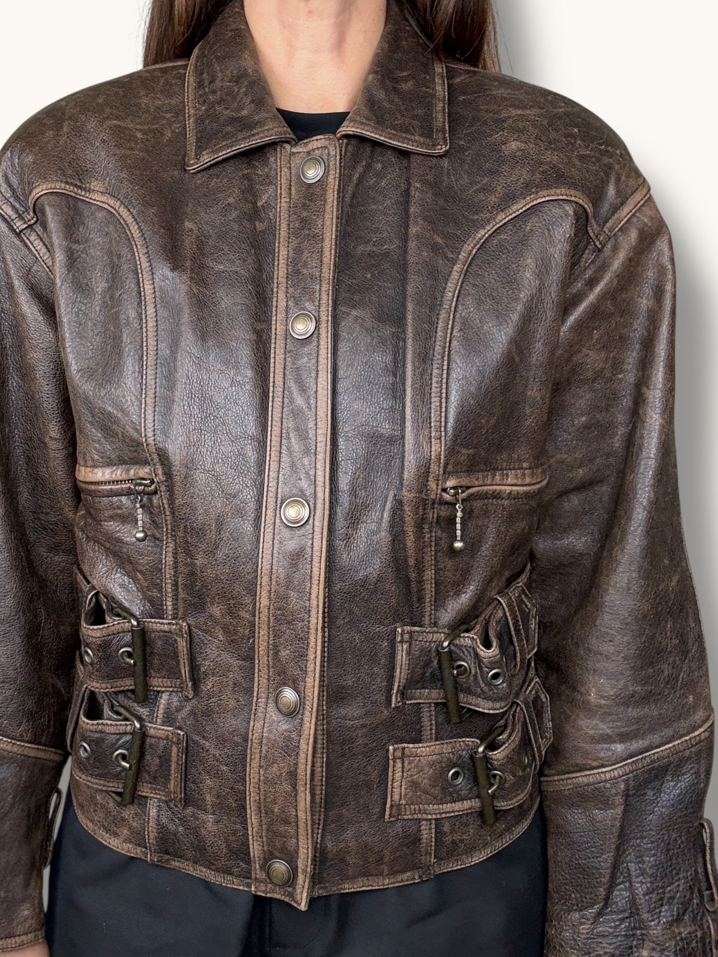 Leather Brown Jacket