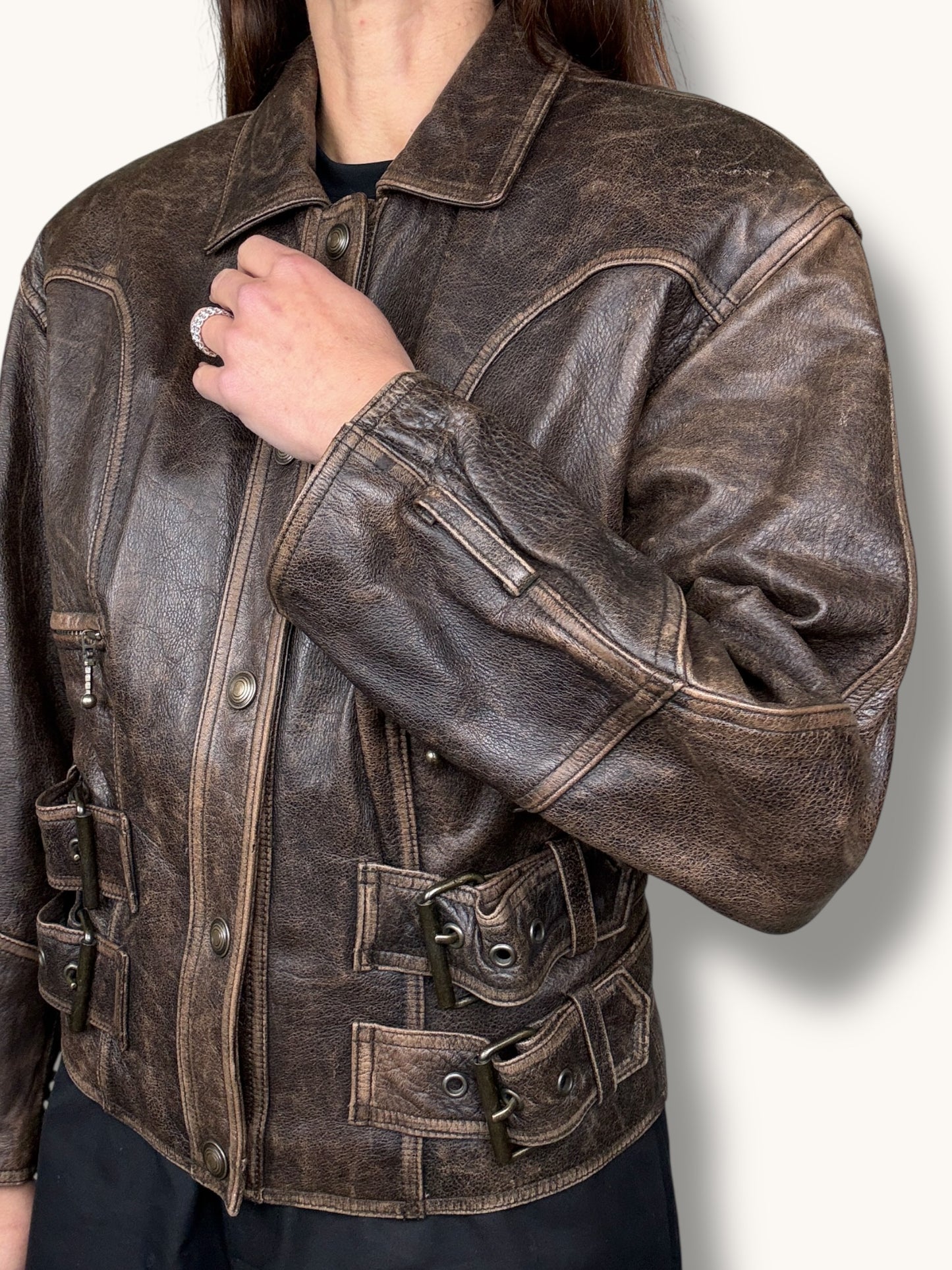 Leather Brown Jacket