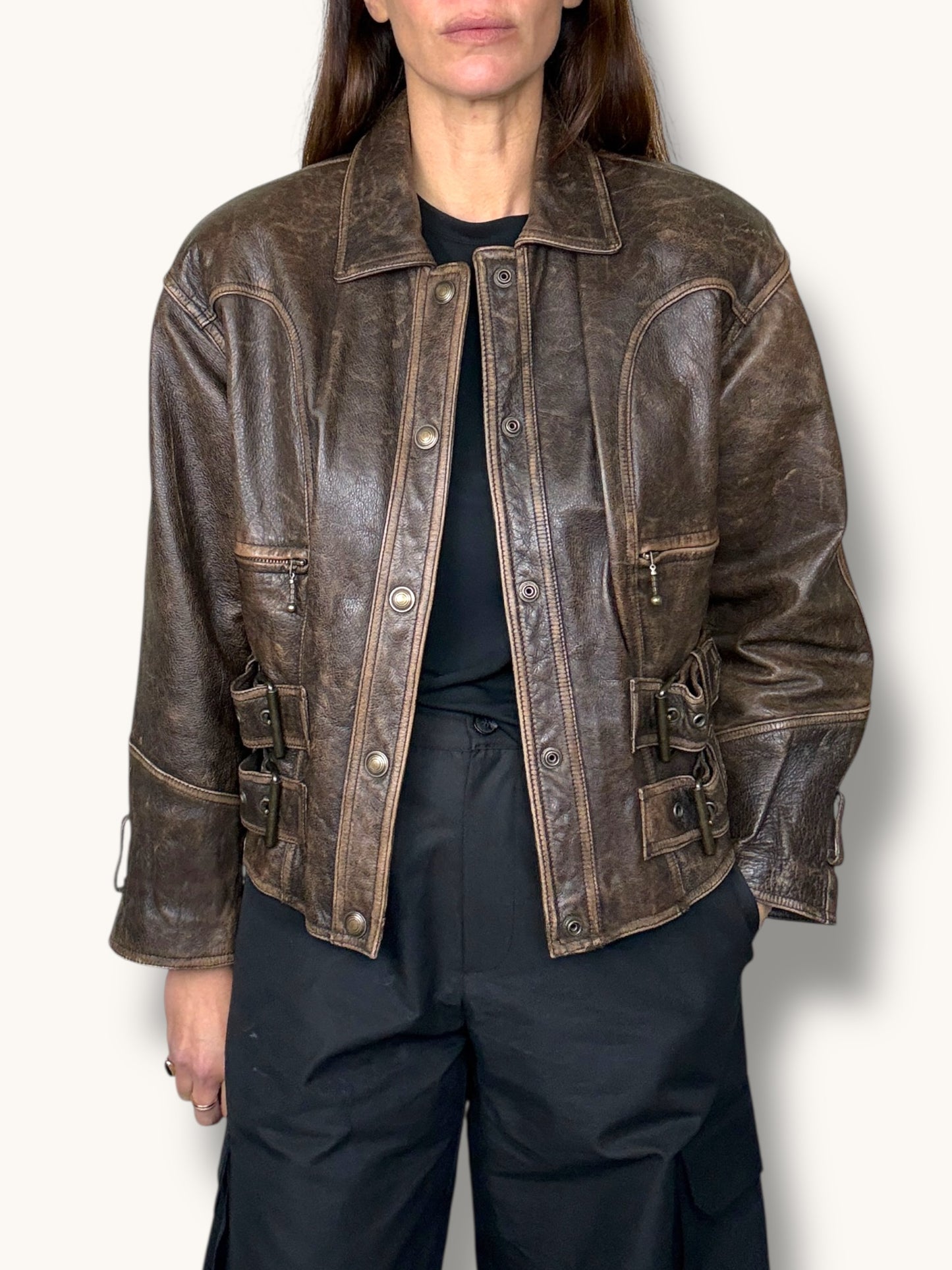 Leather Brown Jacket